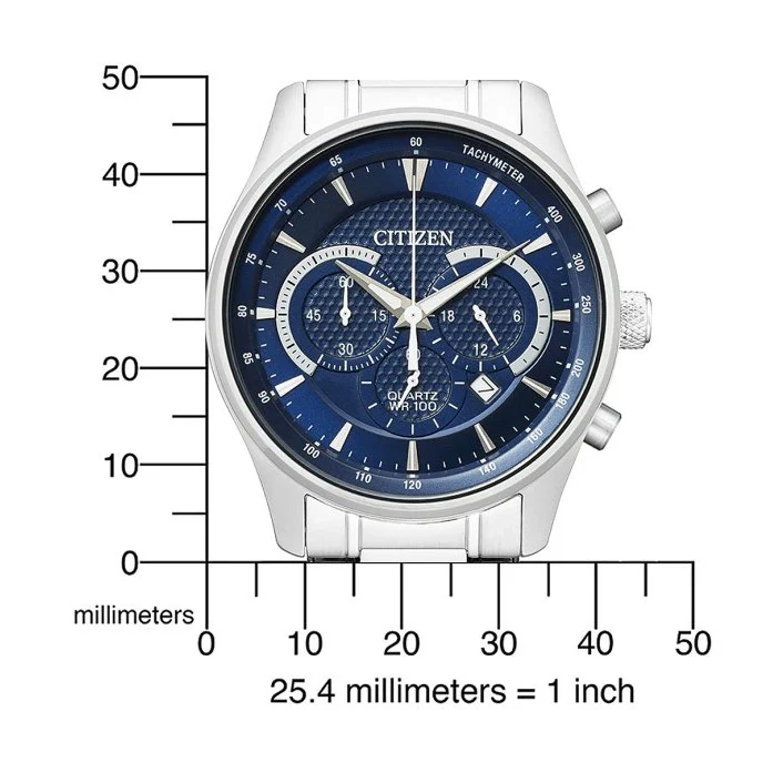 Citizen Men's 42mm Sport Chronograph Watch Blue - Image 4