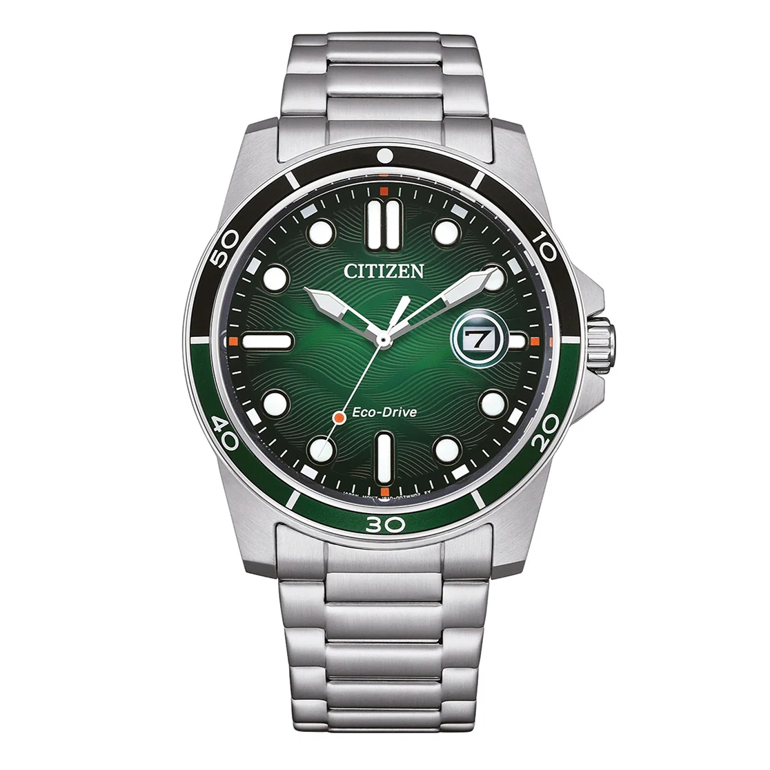 Citizen Men's Eco-Drive 41.5mm Green Dial Watch