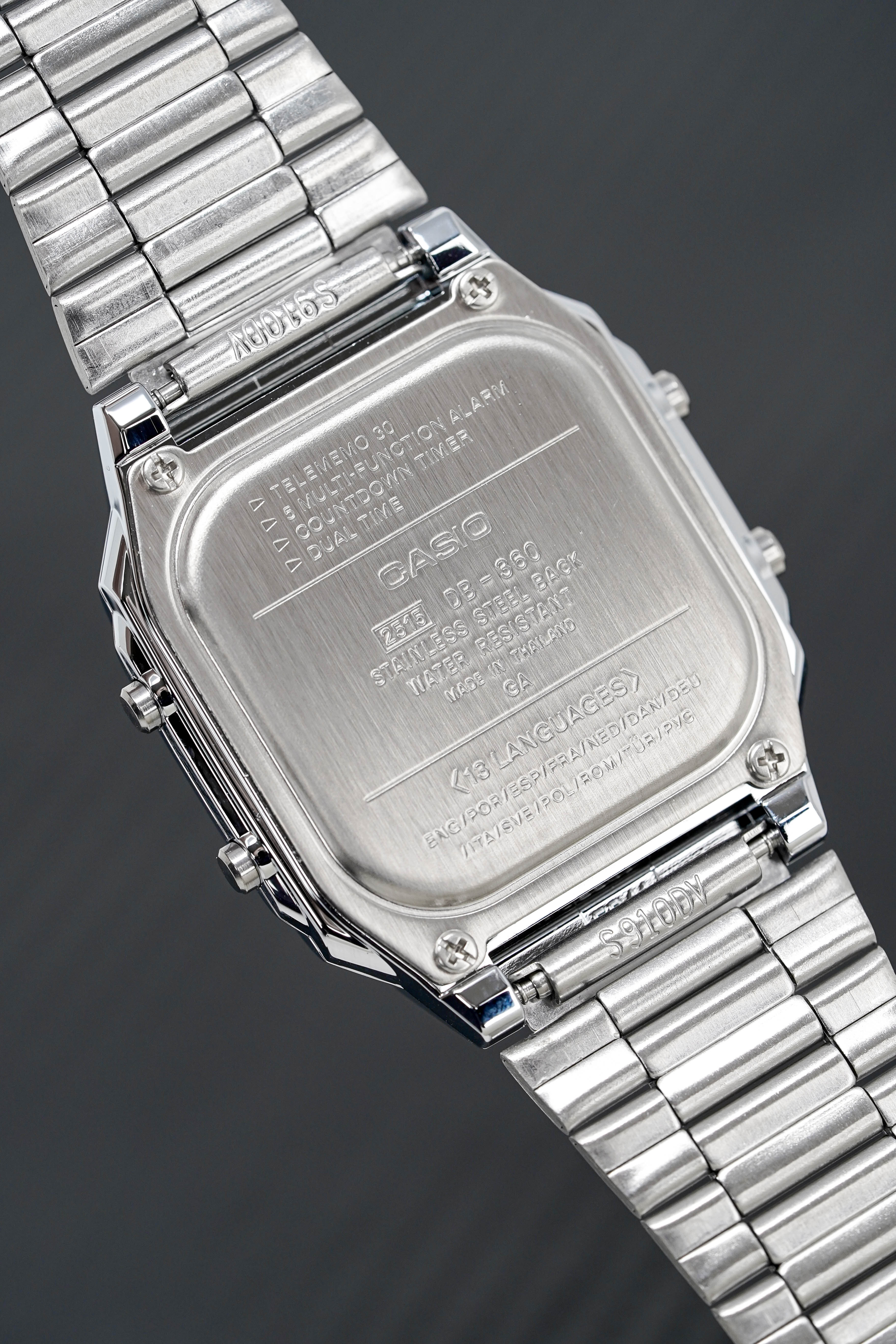 Casio Men's Watch Vintage Data Bank Digital Steel - Image 2