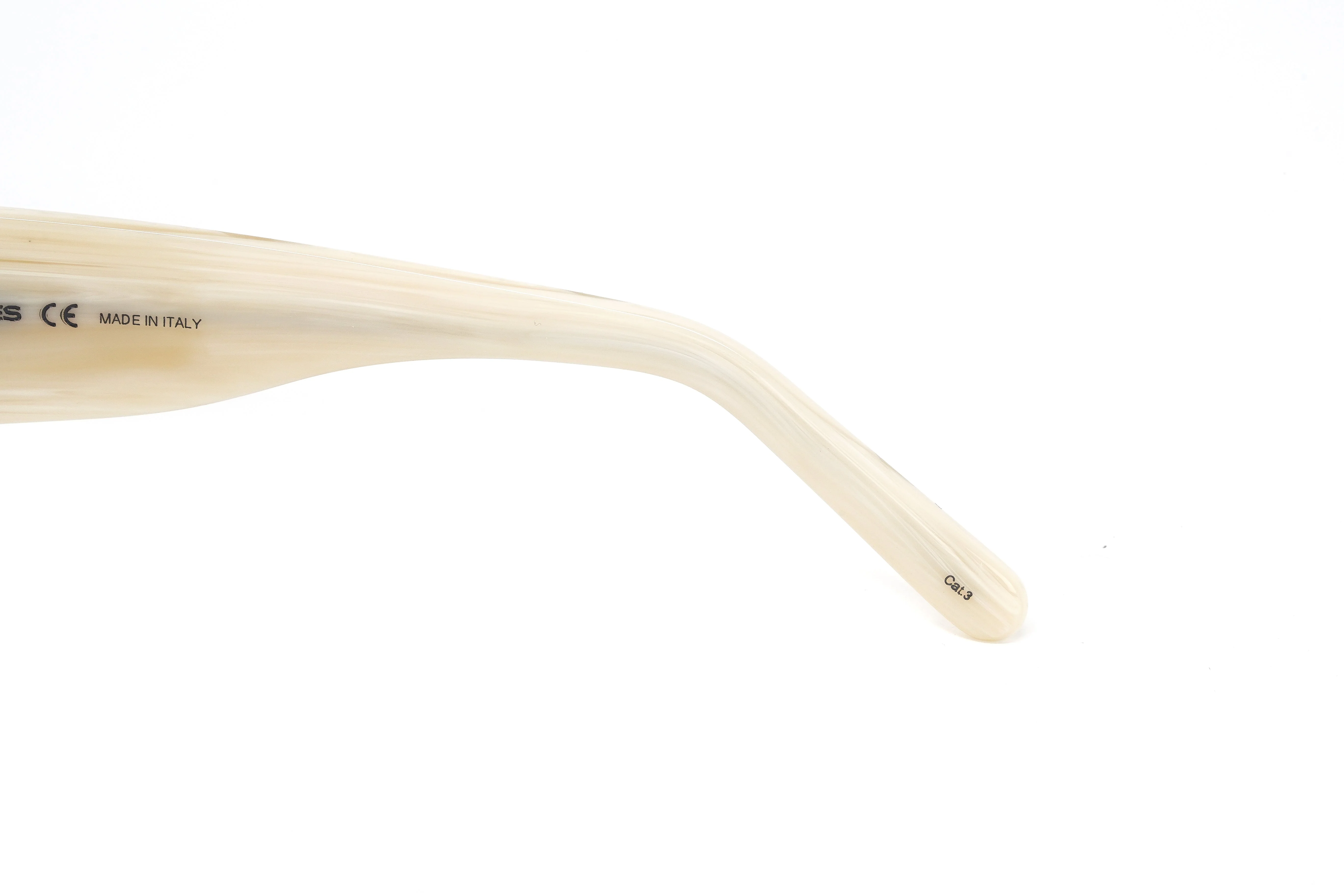 Courrèges Women's Sunglasses Oversized Shield Ivory/Beige - Image 6