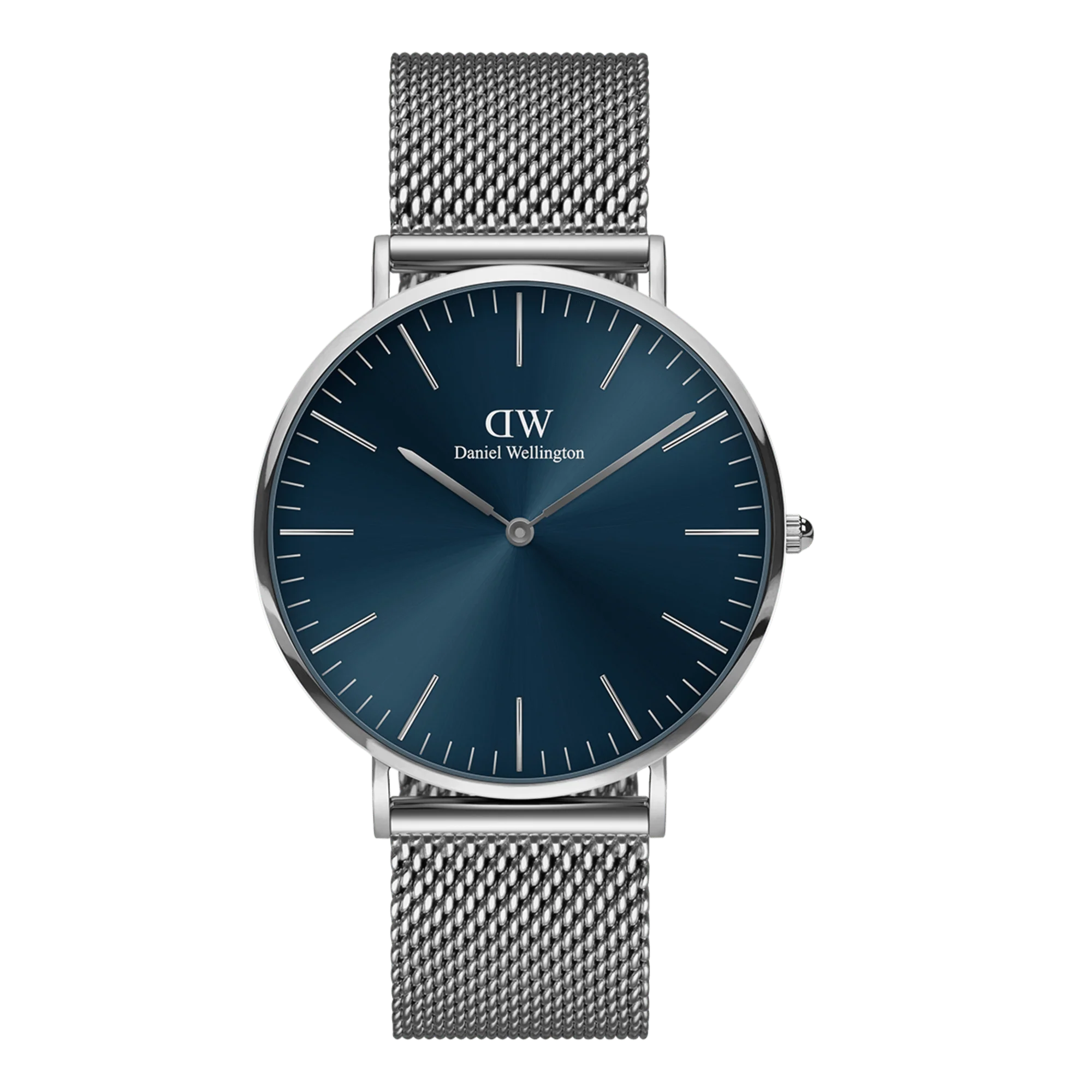 Daniel Wellington Classic Mesh Arctic  Men's Blue Watch - Image 6