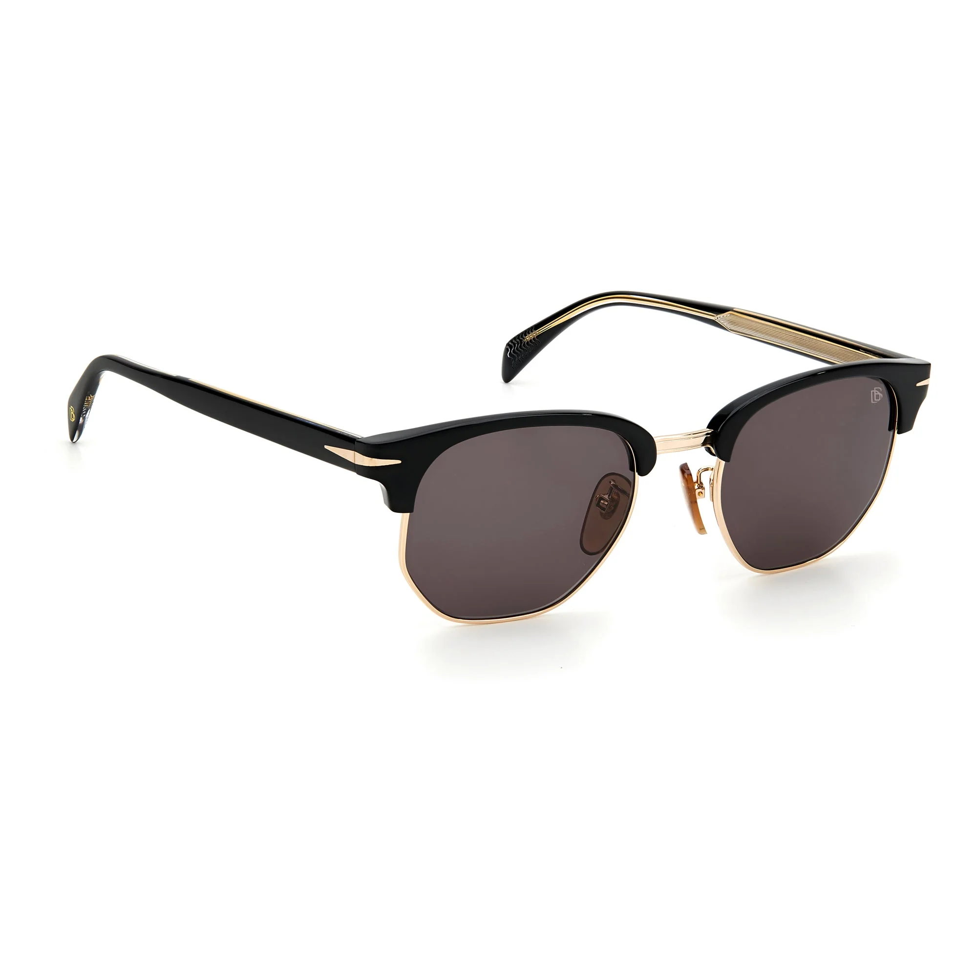 David Beckham DB 1002/S 2M2 51IR(DB32) Men's Black Gold - Image 2