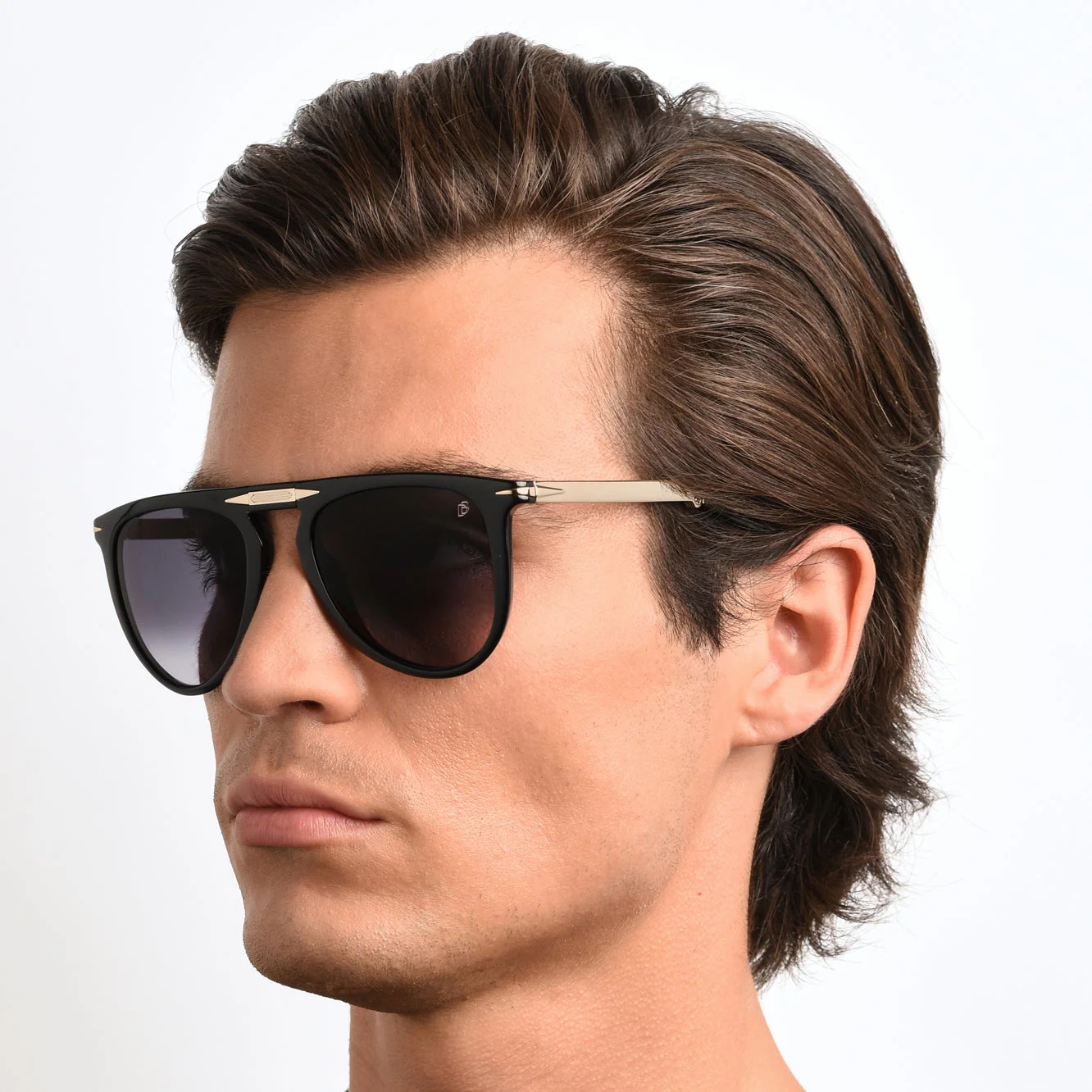 David Beckham DB 1039/S/FD 2M2 549O(DB1) Unisex Black Gold - Image 6