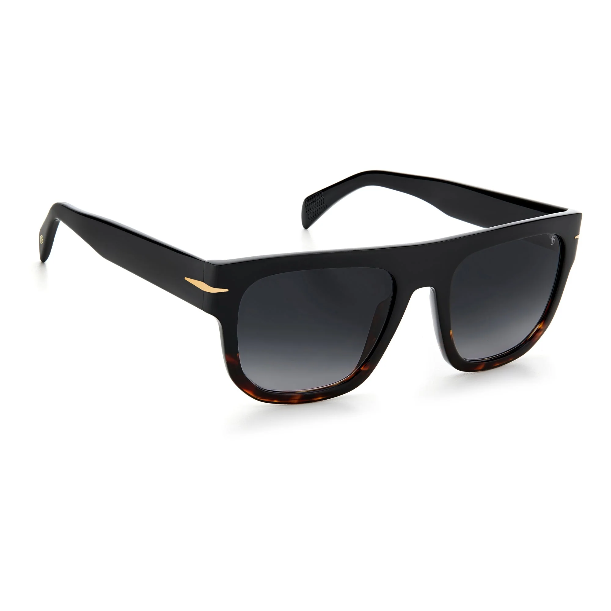 David Beckham DB 7044/S 37N 549O(DB15) Men's Horn Black - Image 2
