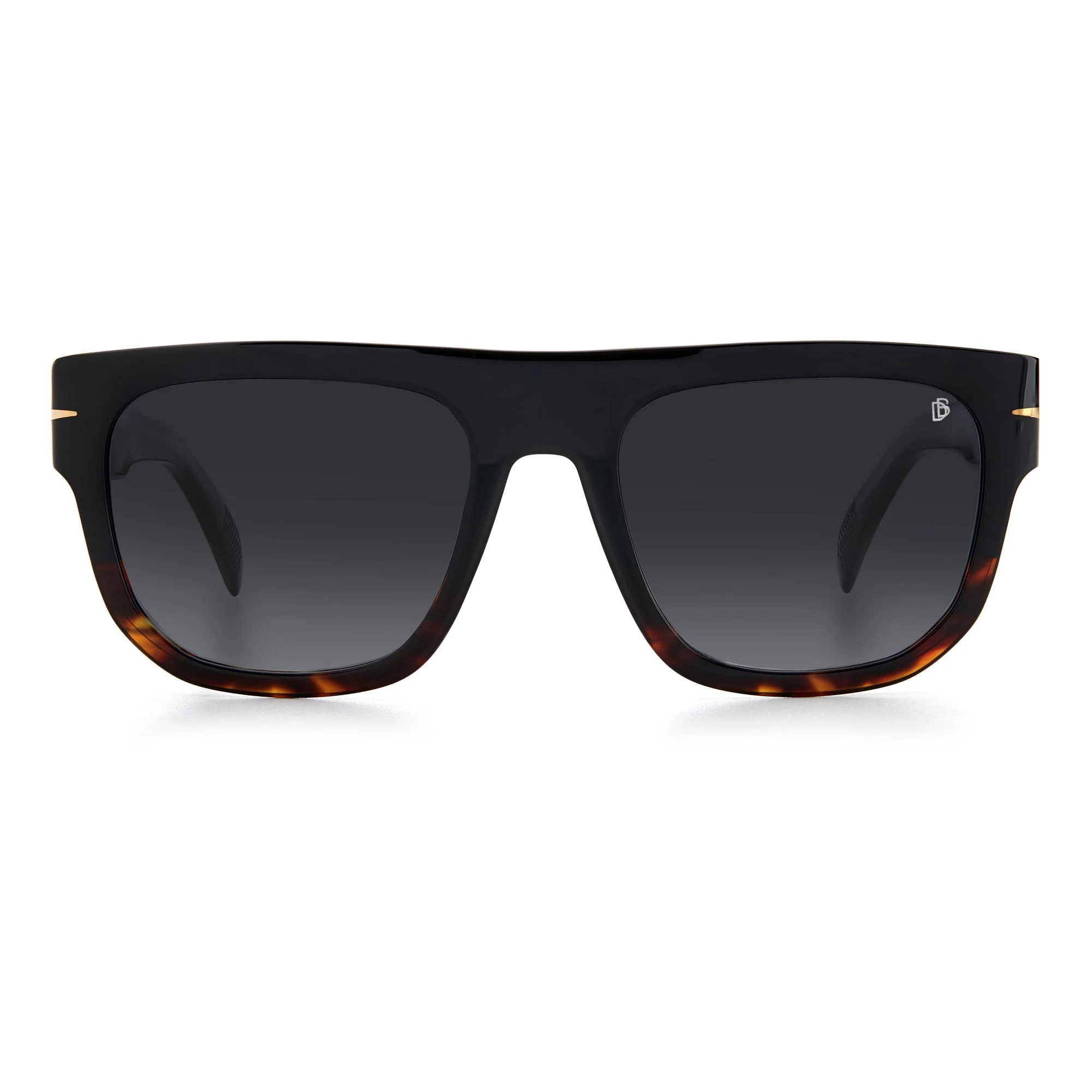 David Beckham DB 7044/S 37N 549O(DB15) Men's Horn Black - Image 3
