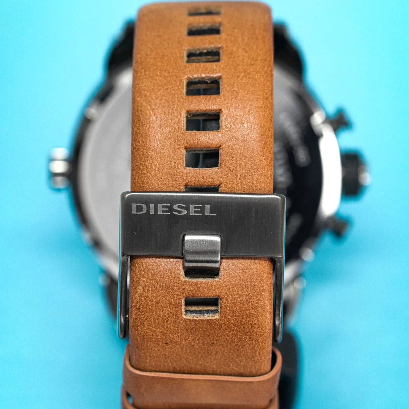 Diesel Men's Chronograph Little Daddy White Brown Watch - Image 4