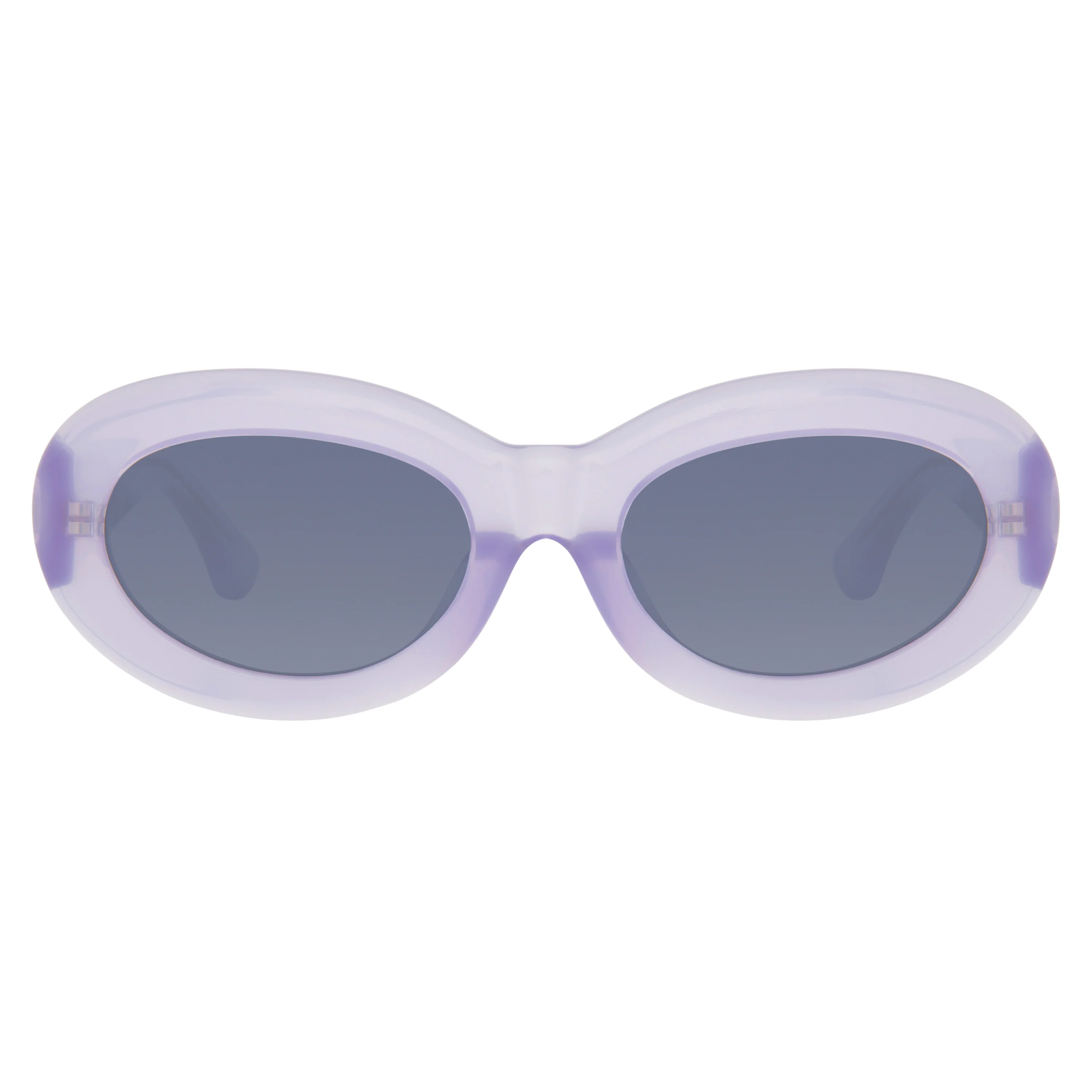 Dries Van Noten Ladies Oval Grey Sunglasses - Image 2
