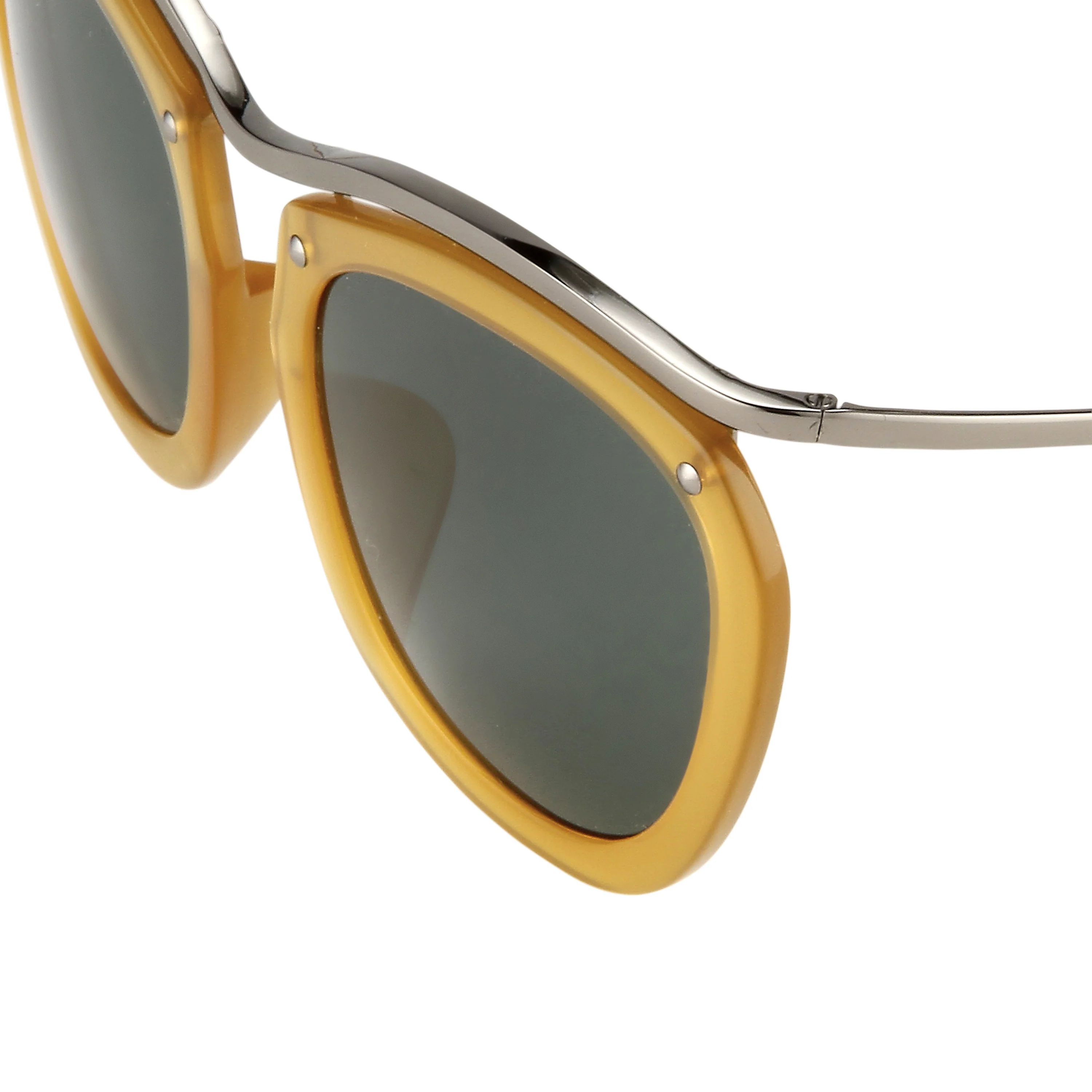 Dries Van Noten Ladies Round Grey Sunglasses - Image 4