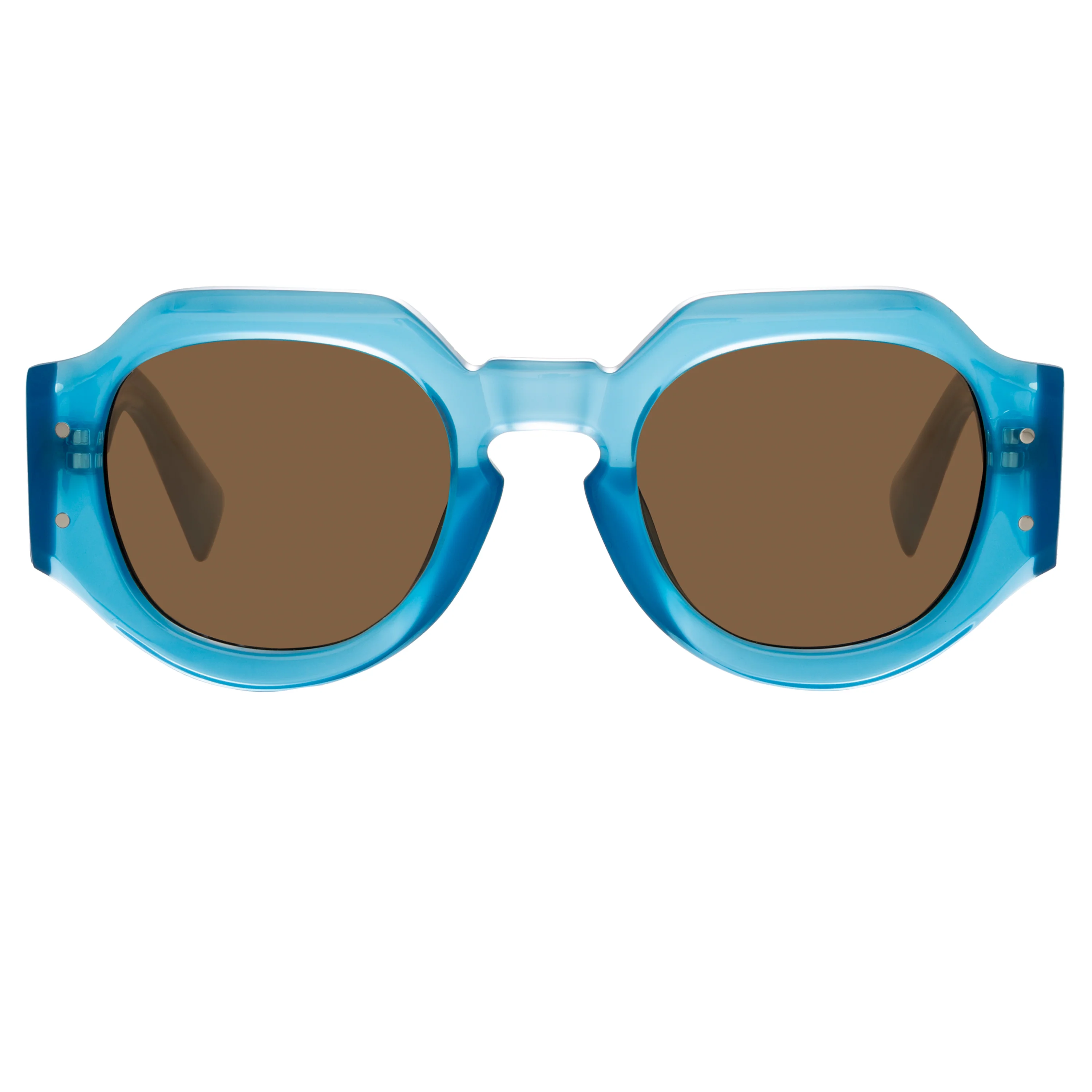 Dries Van Noten Men's Angular Brown Sunglasses - Image 2