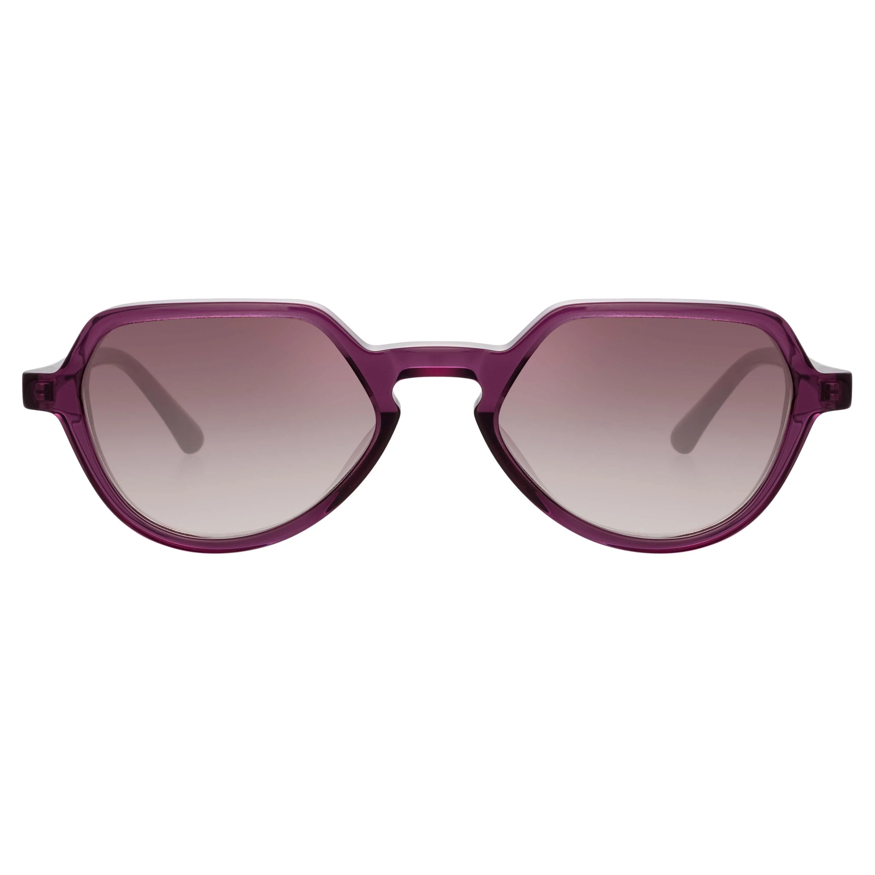 Dries Van Noten Men's Angular Purple Sunglasses - Image 2