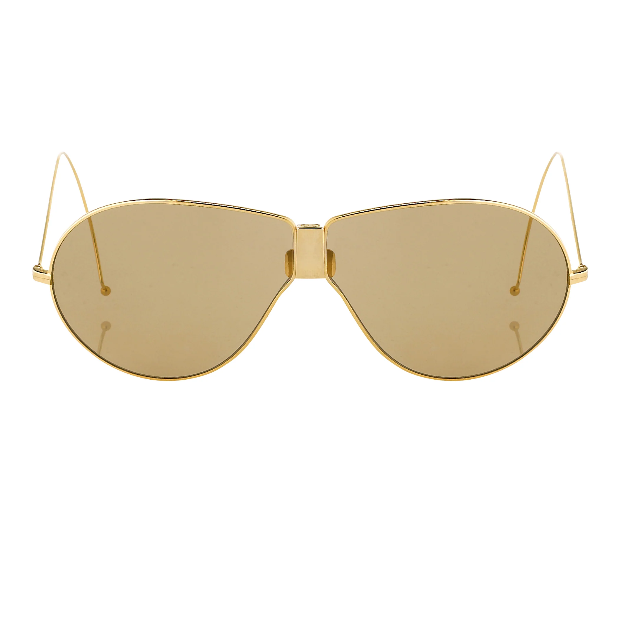 Dries Van Noten Men's Aviator Brown Sunglasses - Image 2