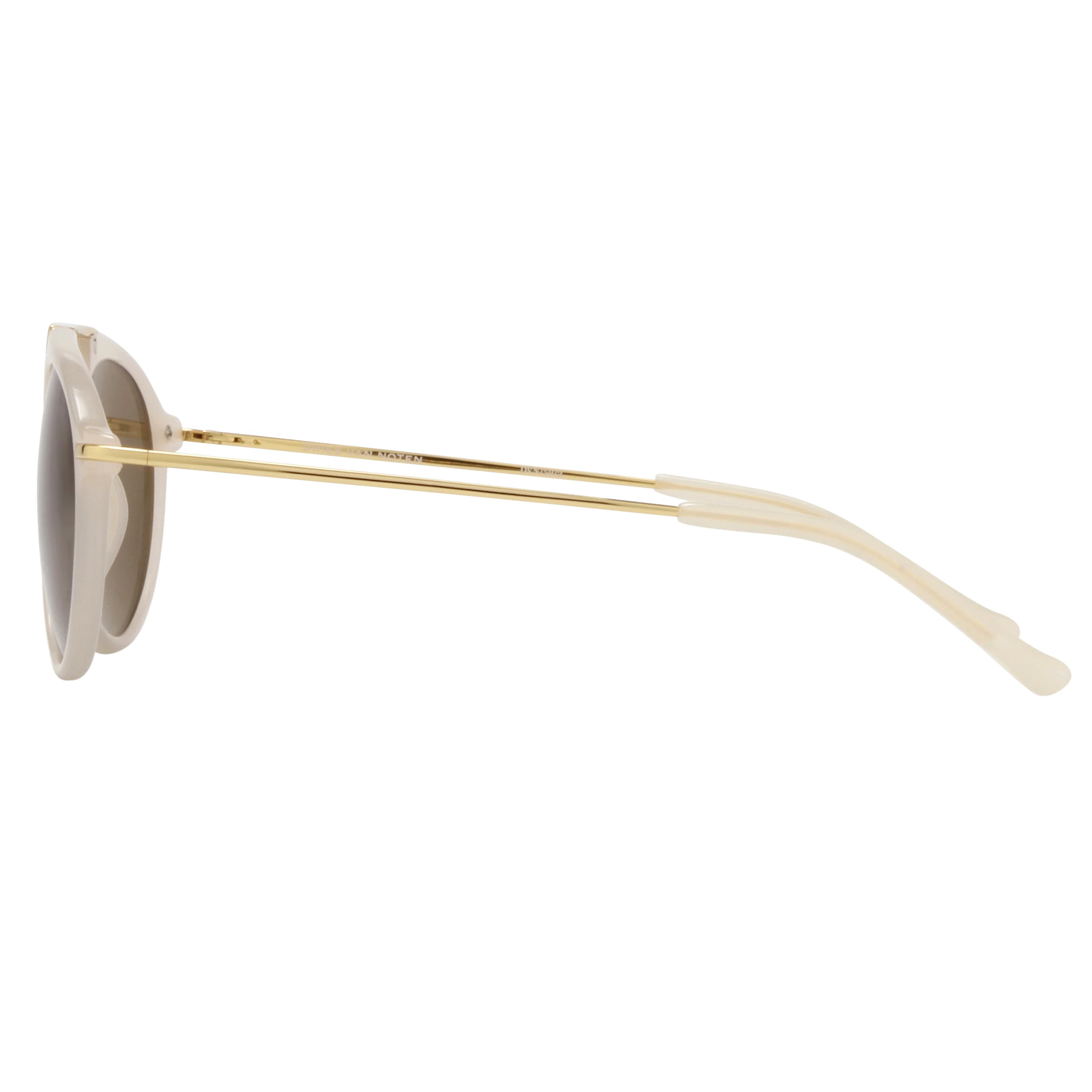 Dries Van Noten Men's Aviator Brown Sunglasses - Image 2