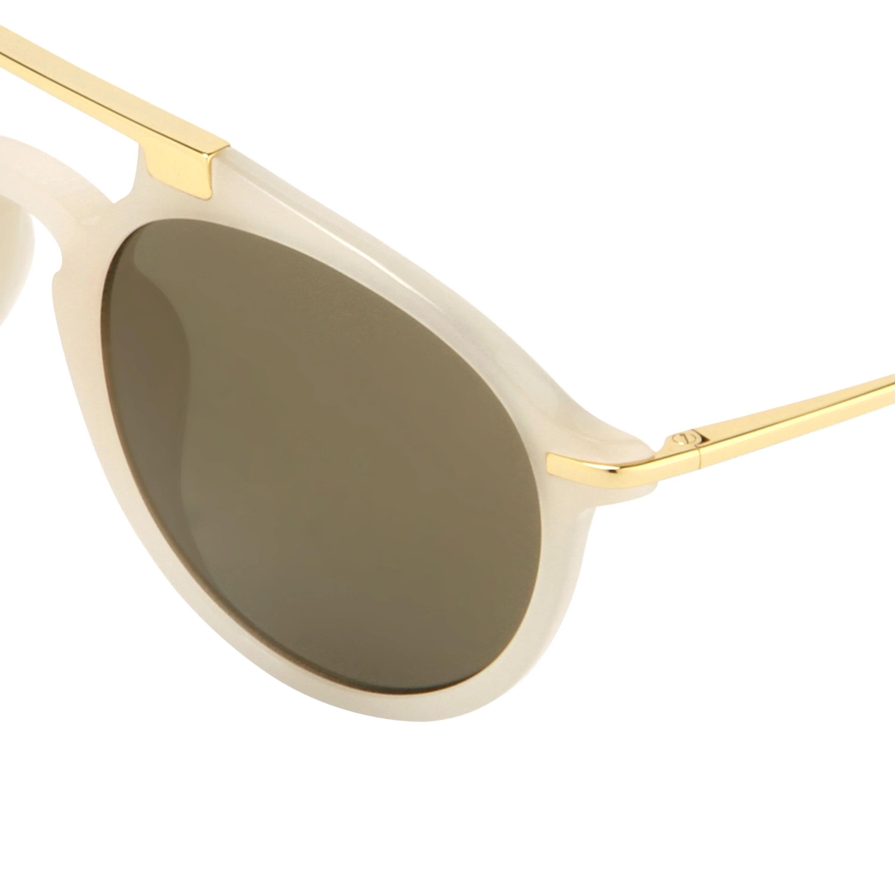Dries Van Noten Men's Aviator Brown Sunglasses - Image 3