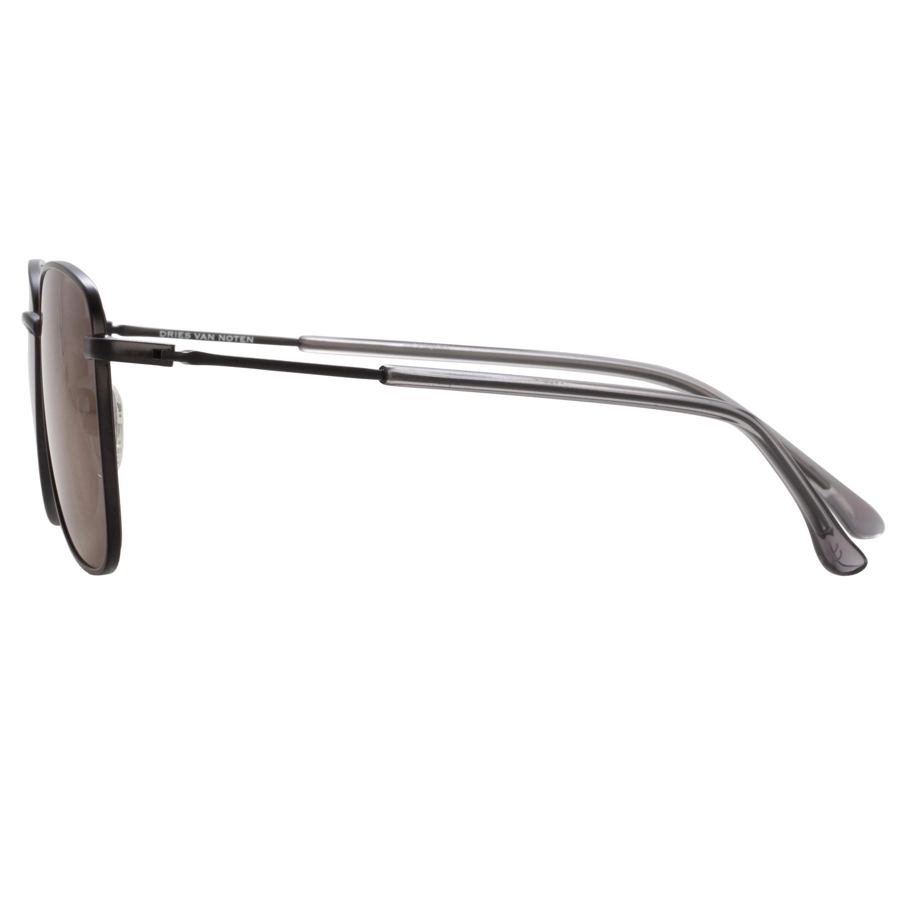 Dries Van Noten Men's Aviator Grey Sunglasses - Image 3