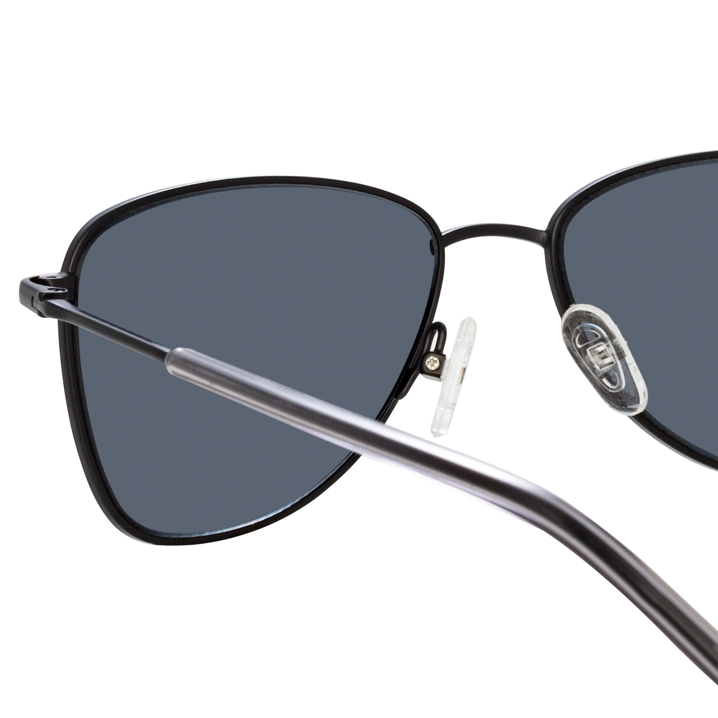 Dries Van Noten Men's Aviator Grey Sunglasses - Image 4