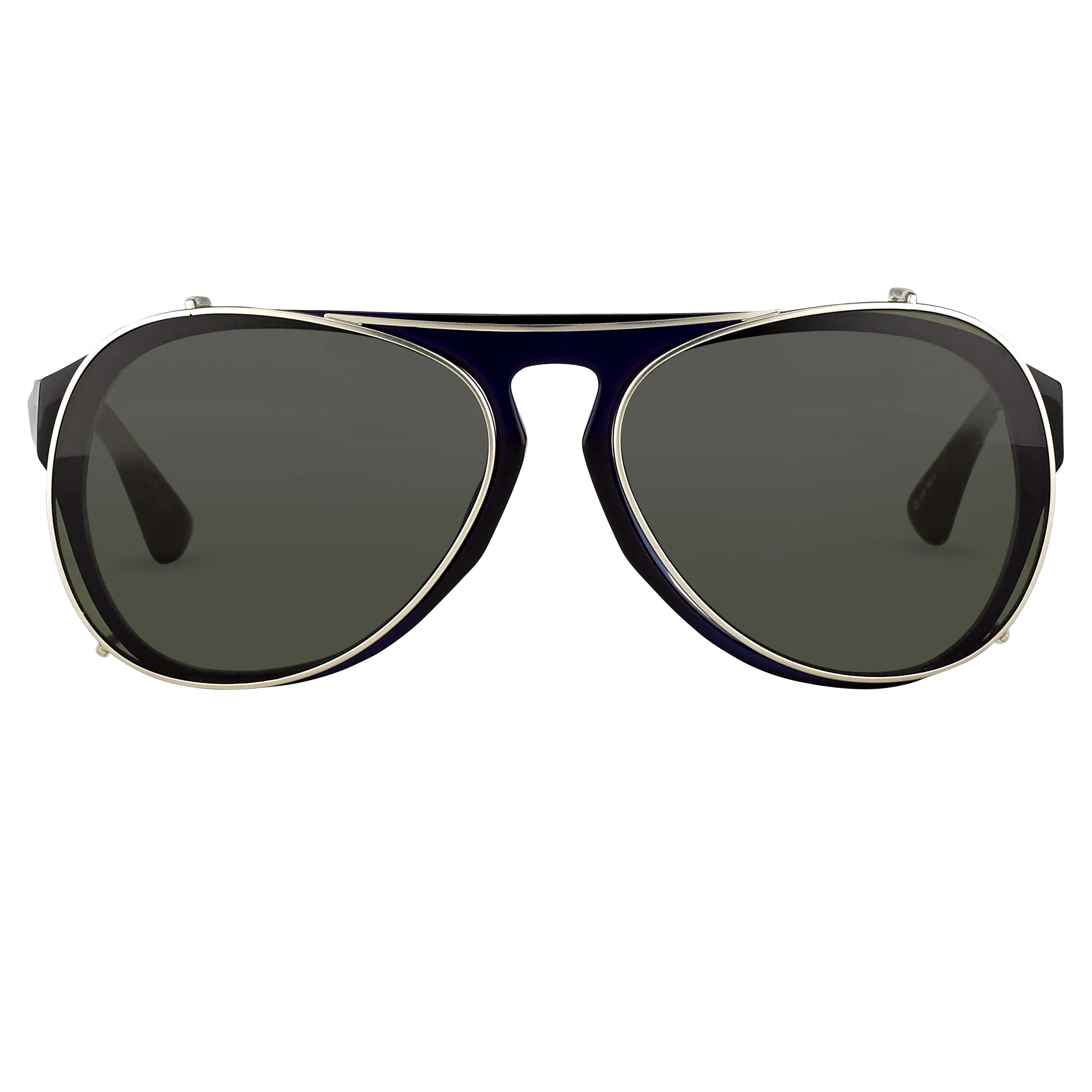 Dries Van Noten Men's Aviator Grey Sunglasses - Image 2