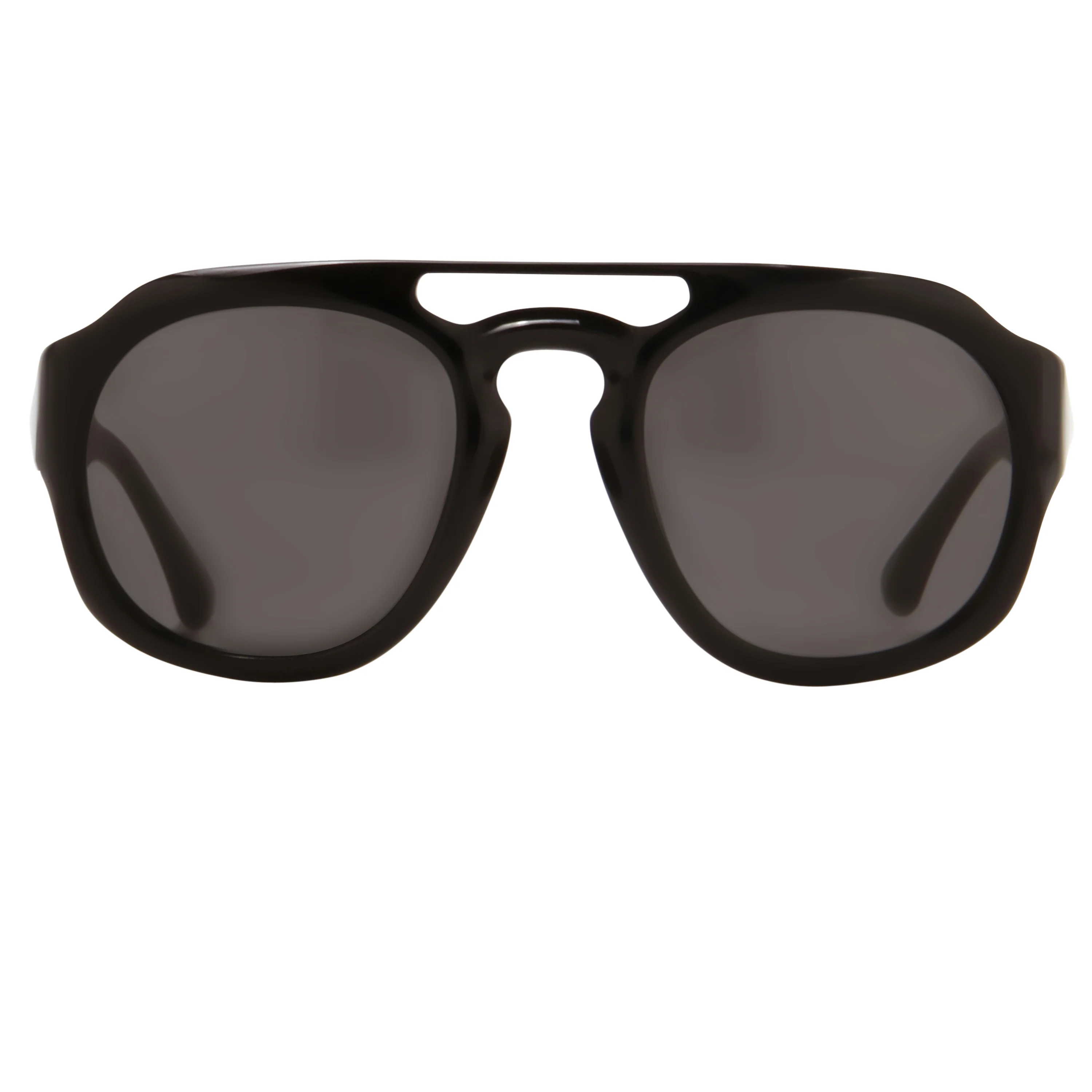 Dries Van Noten Men's Oversized Brown Sunglasses