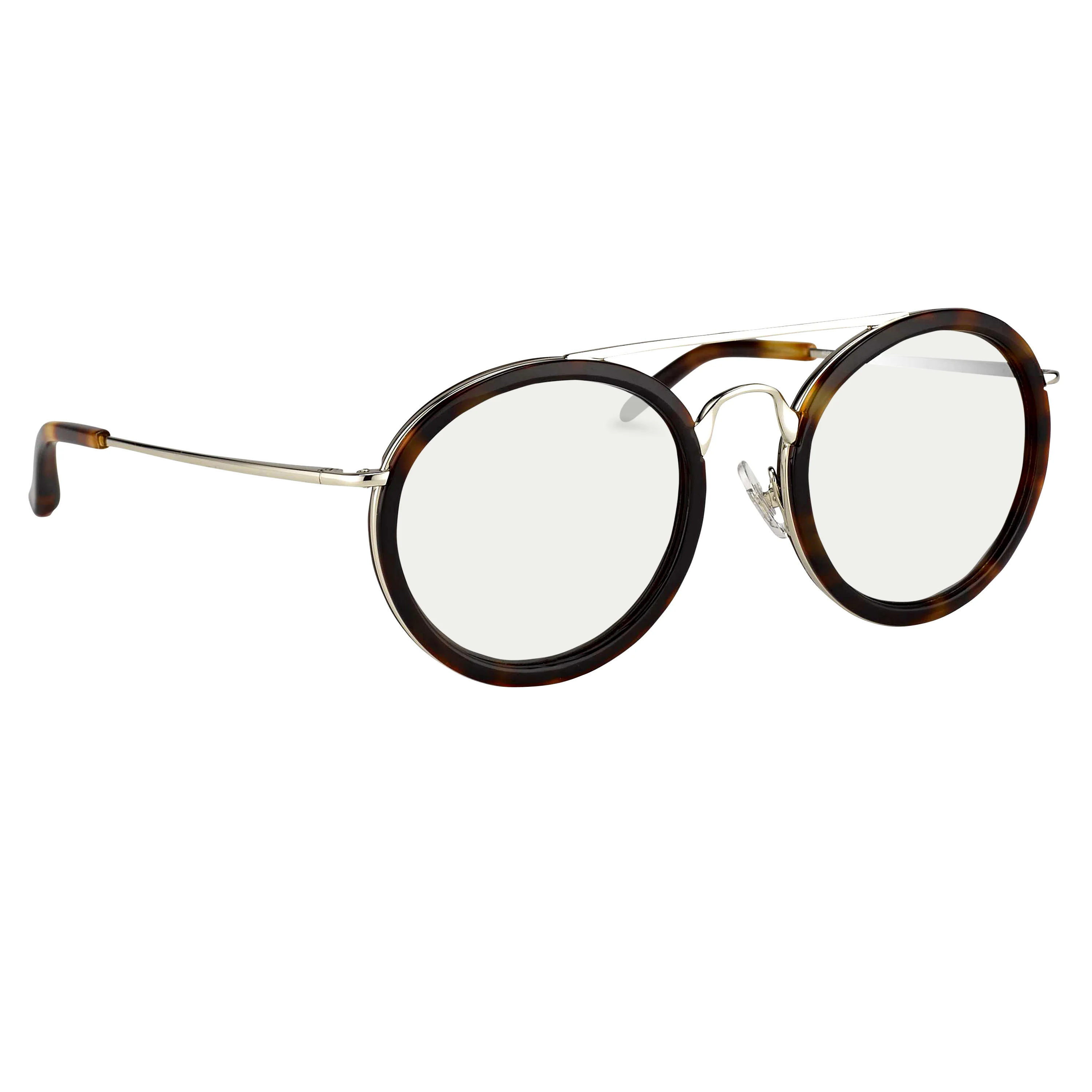 Dries Van Noten Unisex Aviator Clear Sunglasses