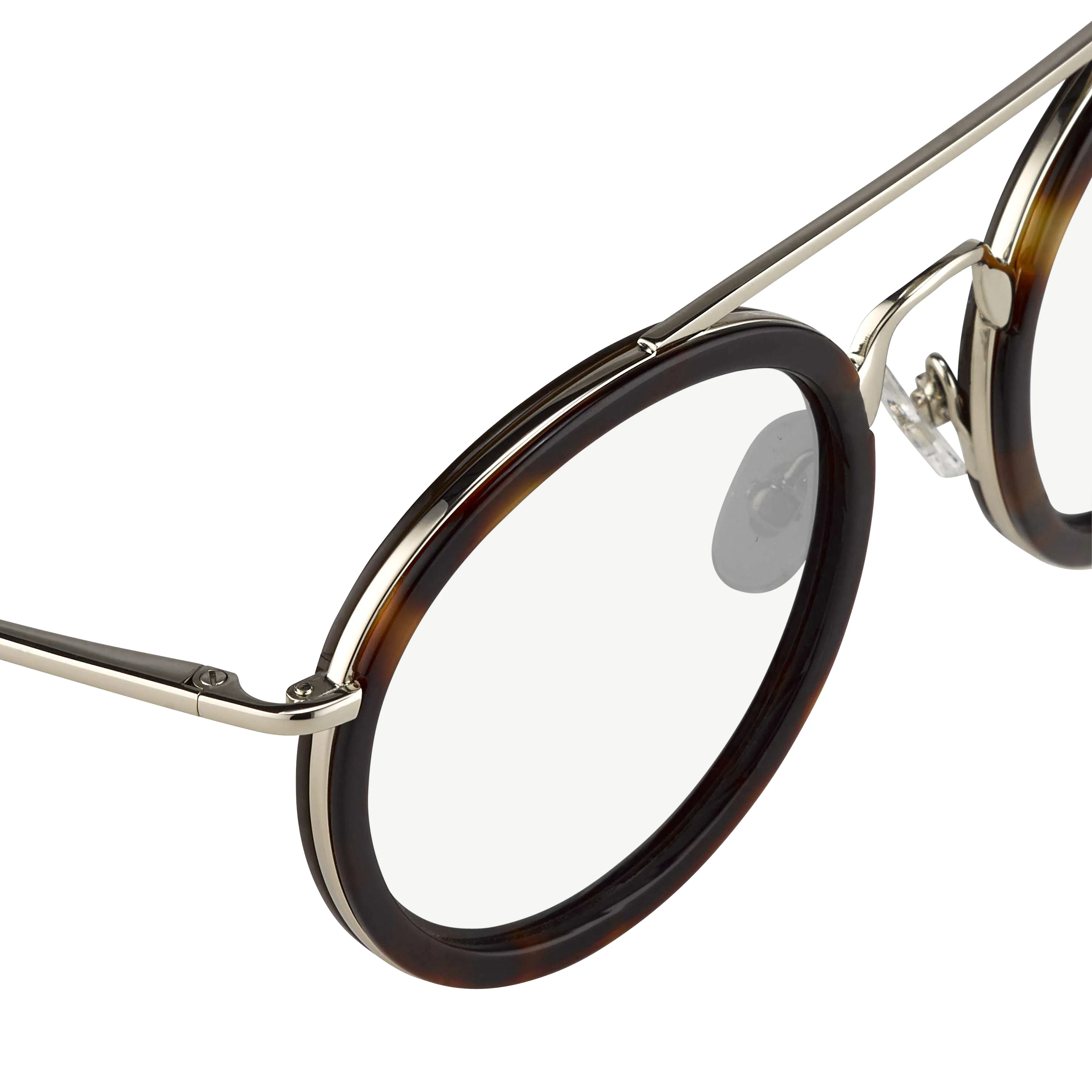 Dries Van Noten Unisex Aviator Clear Sunglasses - Image 3
