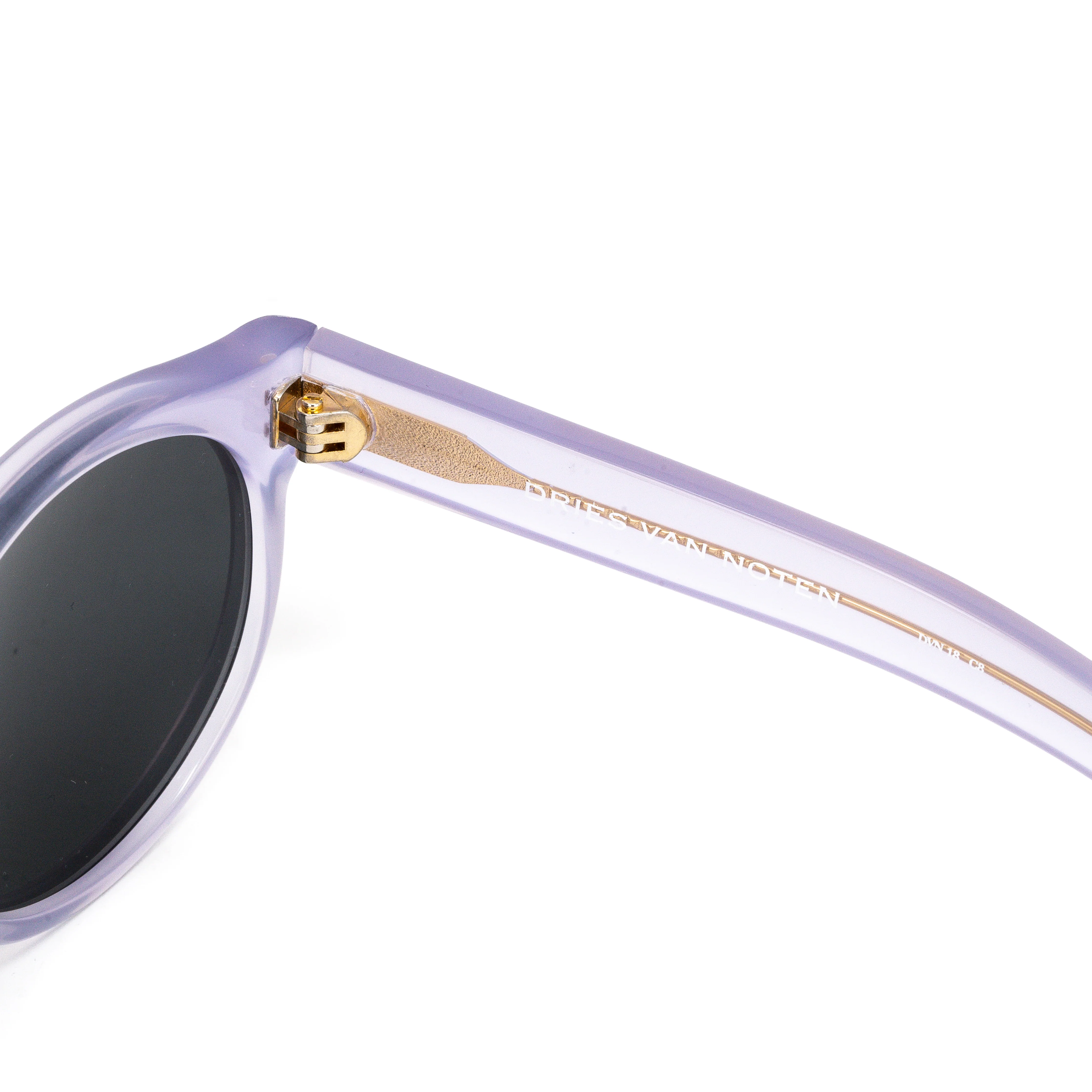 Dries Van Noten Unisex Lilac Sunglasses - Image 2