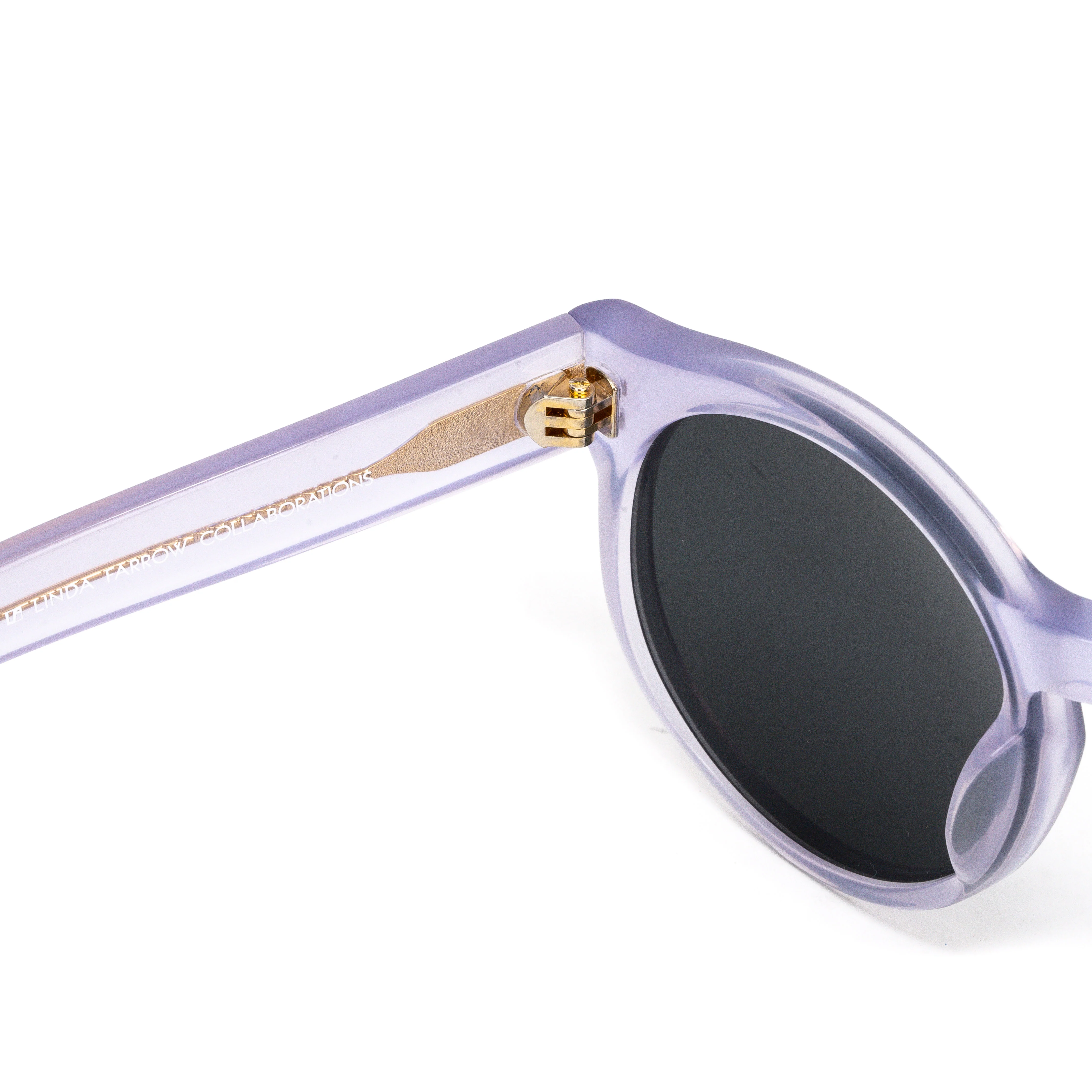 Dries Van Noten Unisex Lilac Sunglasses - Image 4