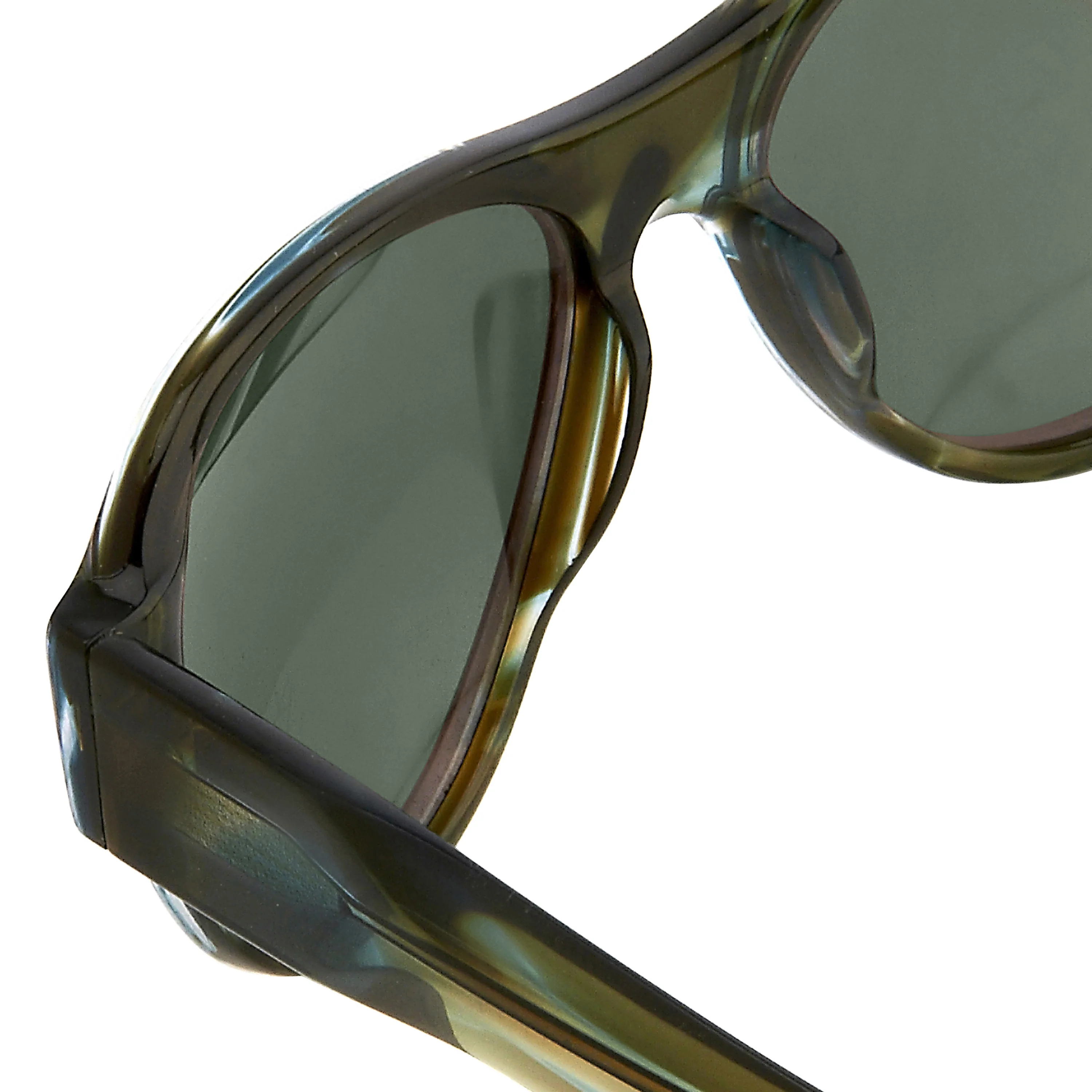 Dries Van Noten Unisex Oversized Brown Sunglasses - Image 4