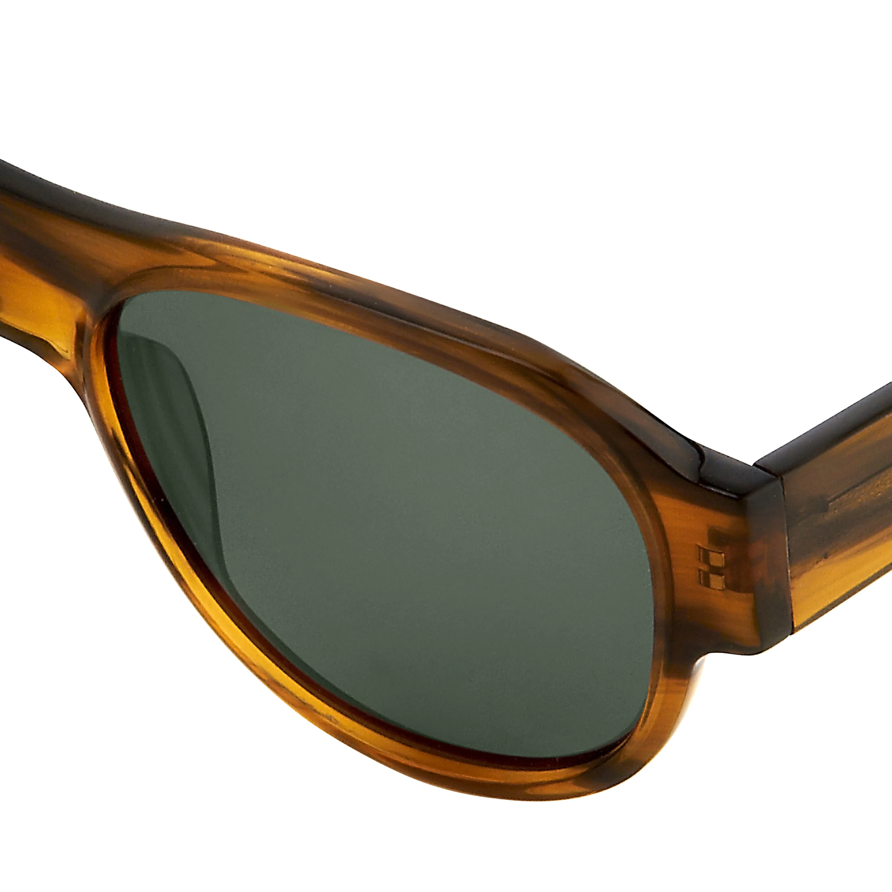 Dries Van Noten Unisex Oversized Brown Sunglasses - Image 4