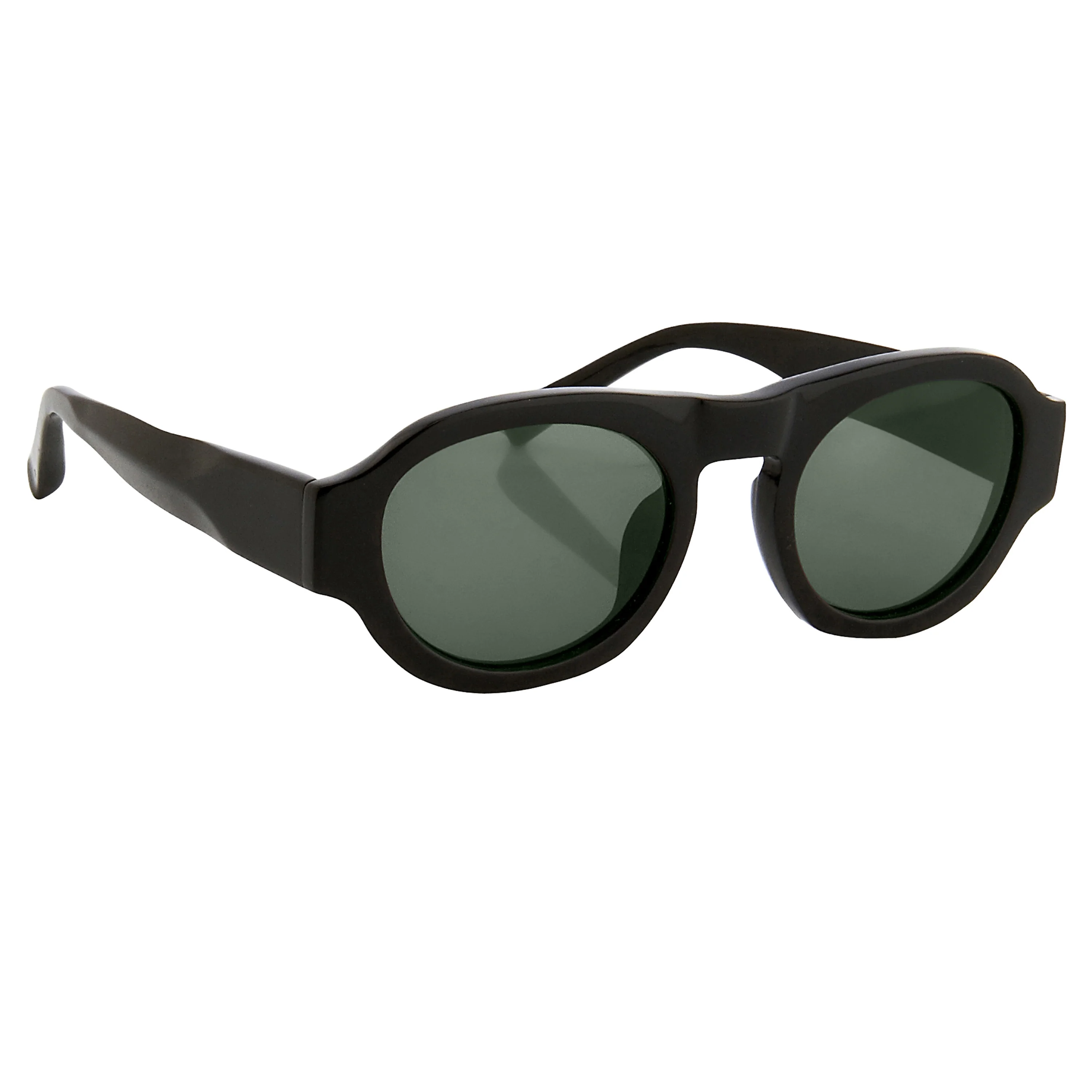 Dries Van Noten Unisex Round Brown Sunglasses