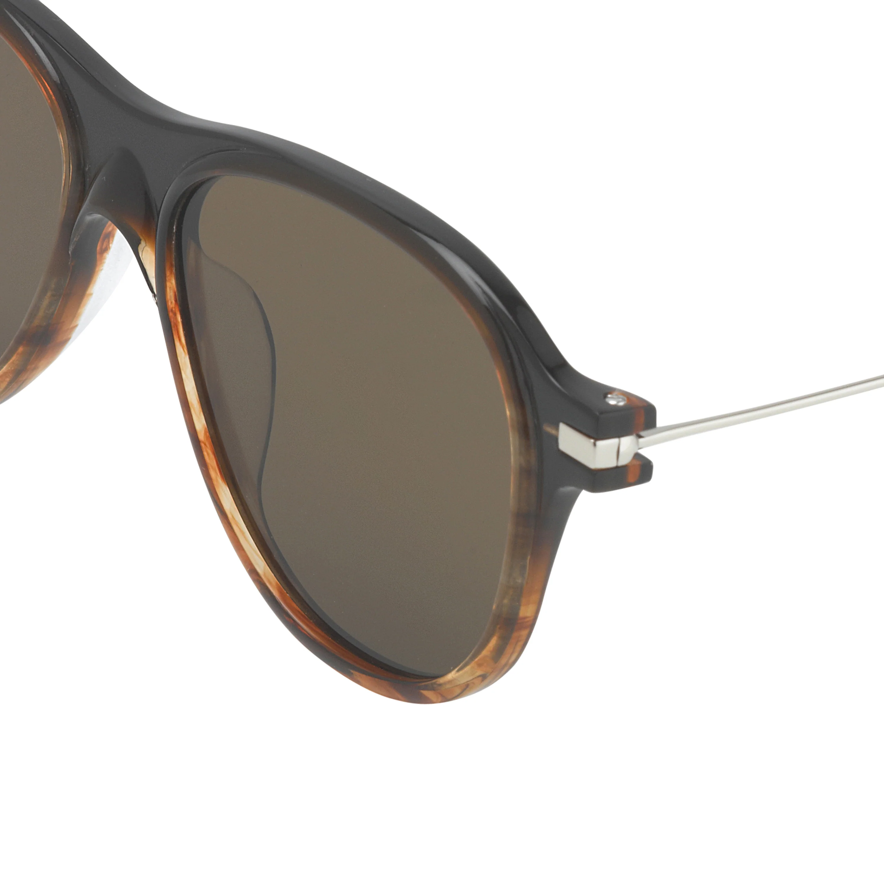 Dries Van Noten Unisex Round Brown Sunglasses - Image 4
