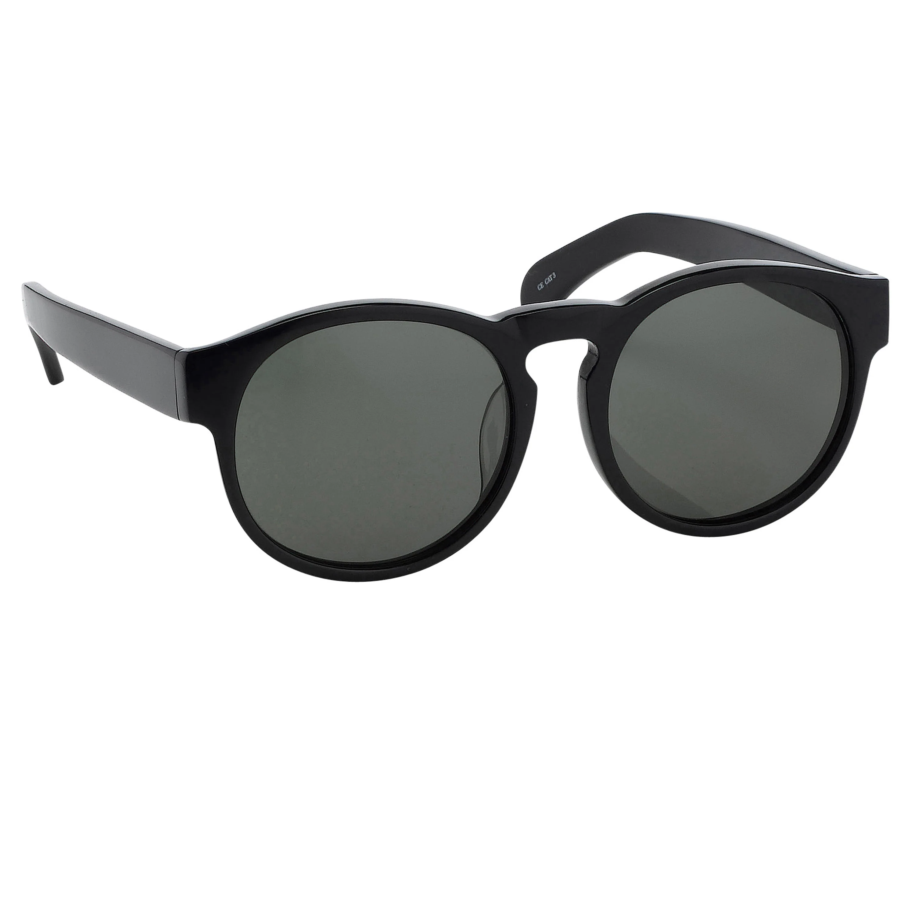 Dries Van Noten Unisex Round Grey Sunglasses