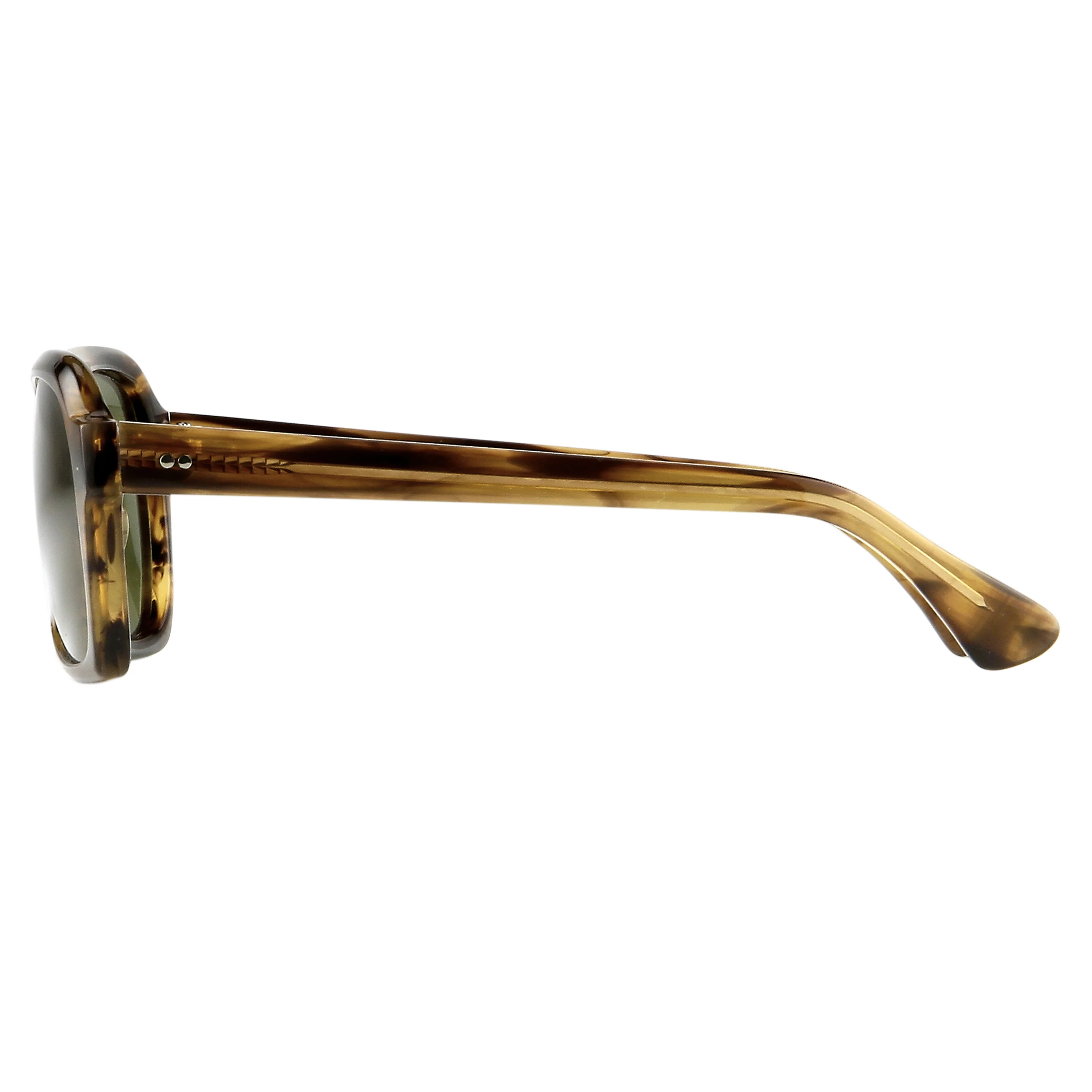 Dries Van Noten Unisex Square Green Sunglasses - Image 3