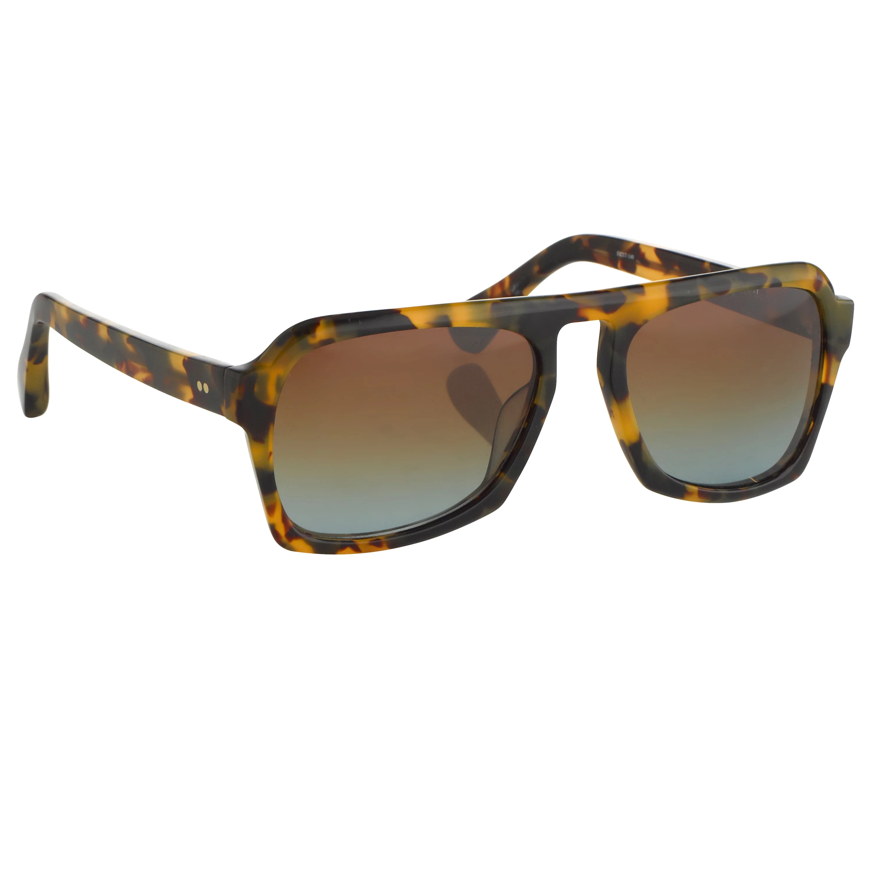 Dries Van Noten Unisex Square Grey Sunglasses