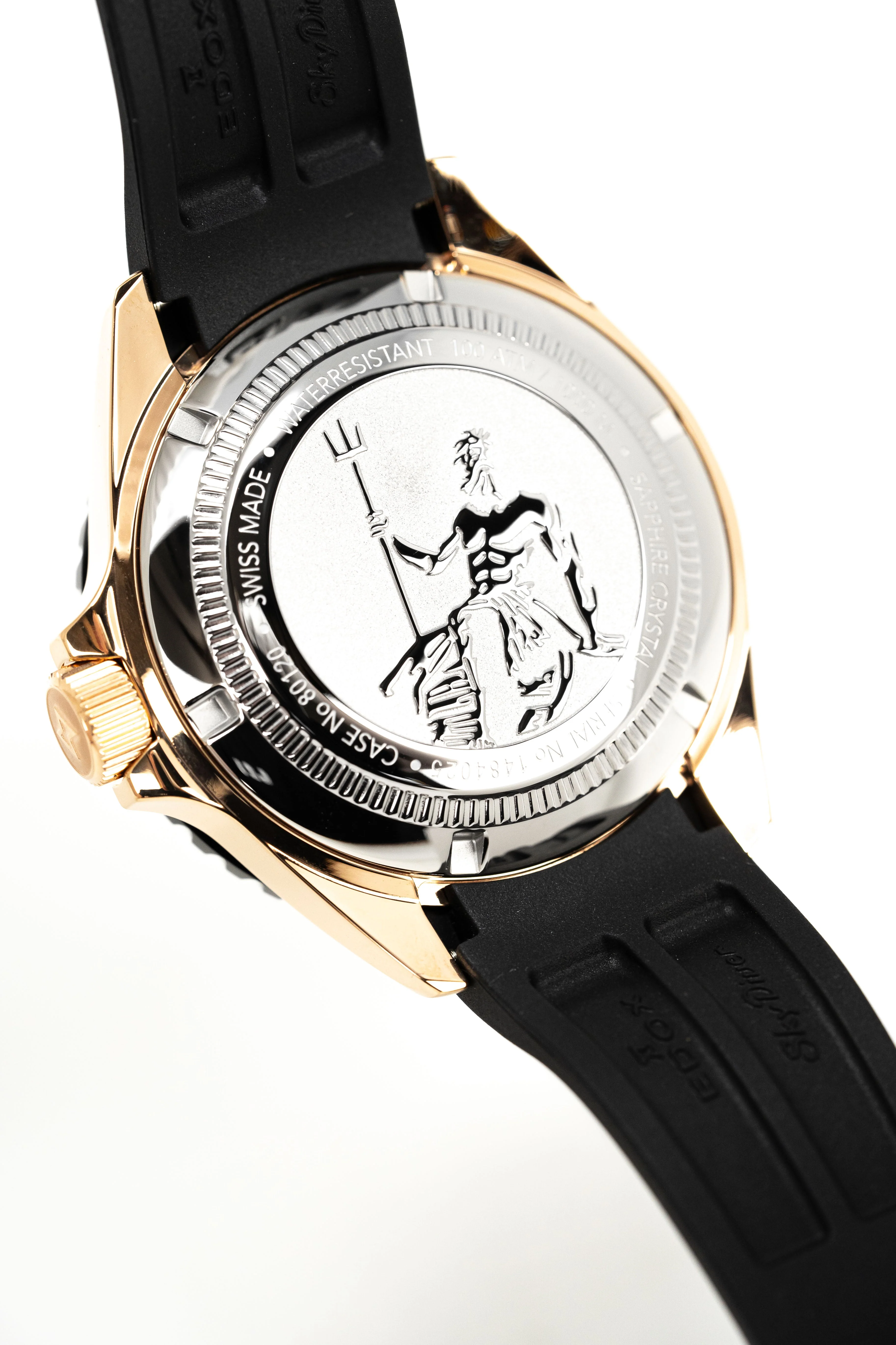 Edox Men's Watch Neptunian Automatic IP Rose Gold - Image 2