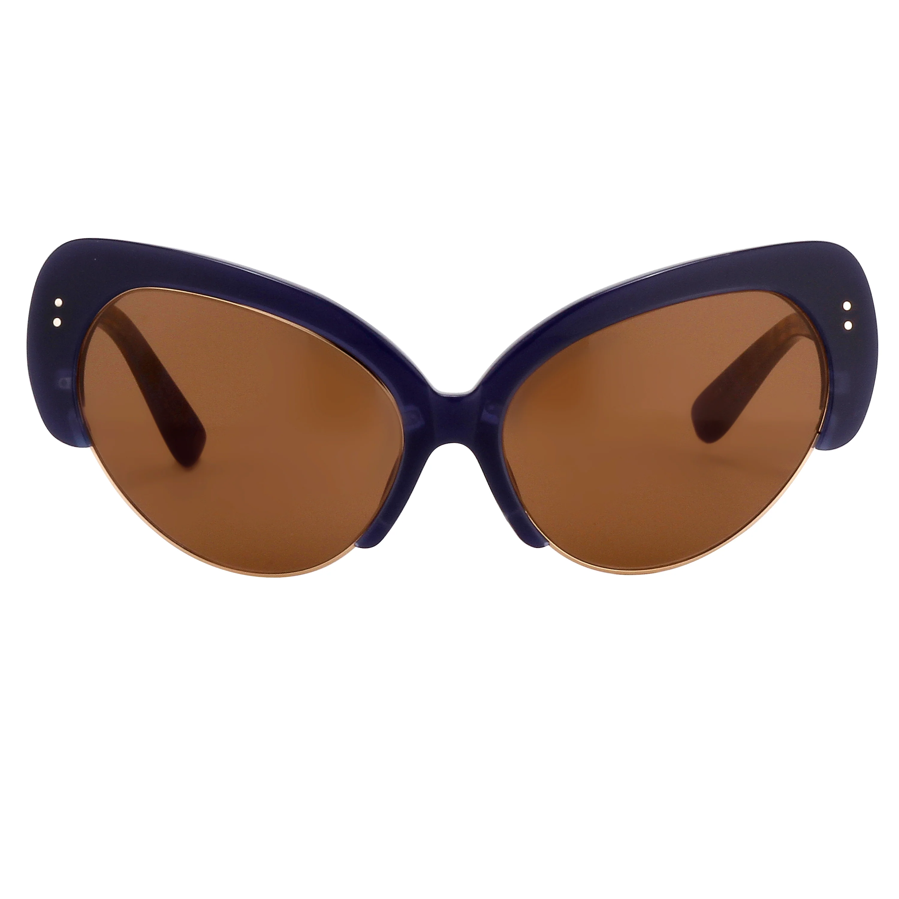 Erdem Ladies Cat Eye Brown Sunglasses - Image 2