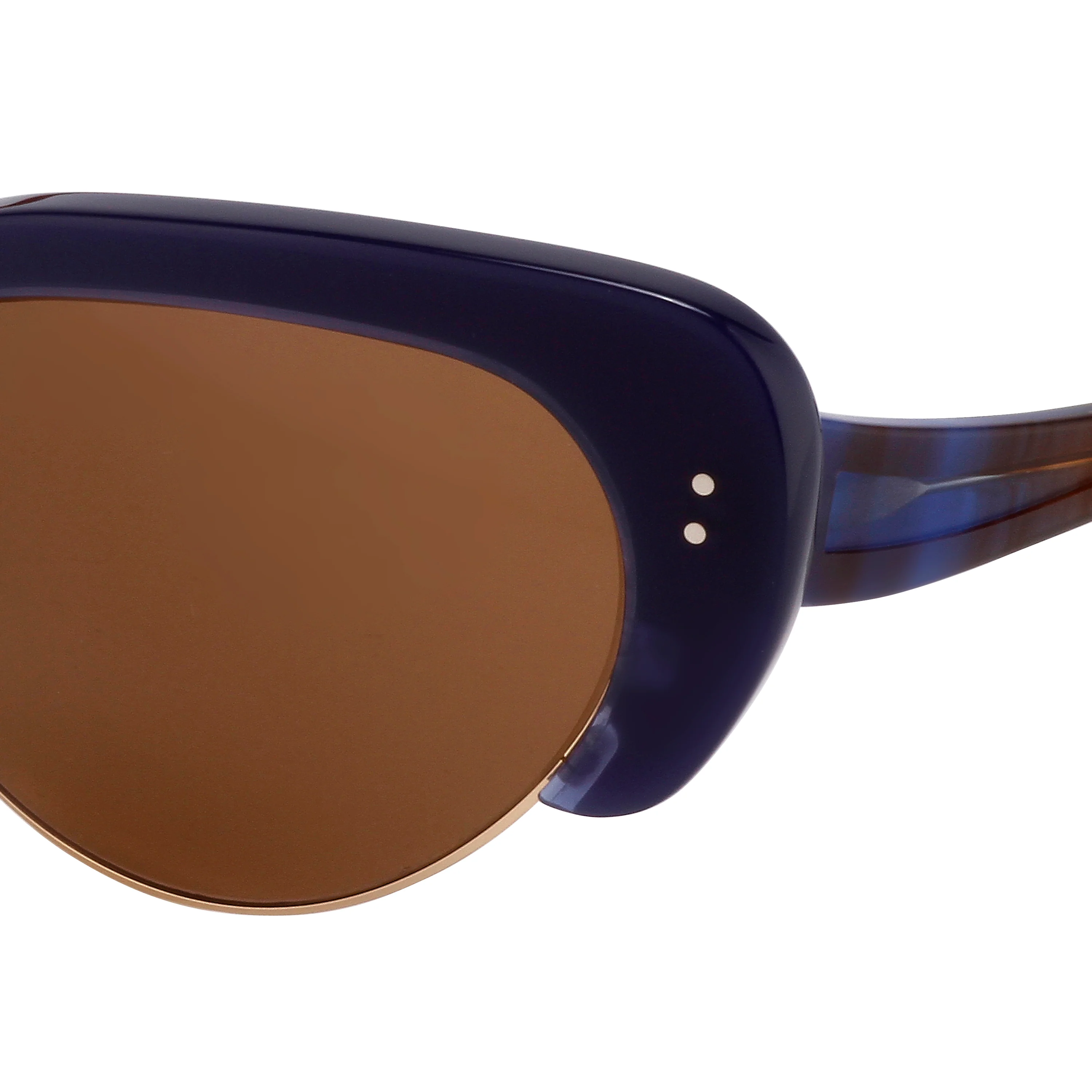 Erdem Ladies Cat Eye Brown Sunglasses - Image 4
