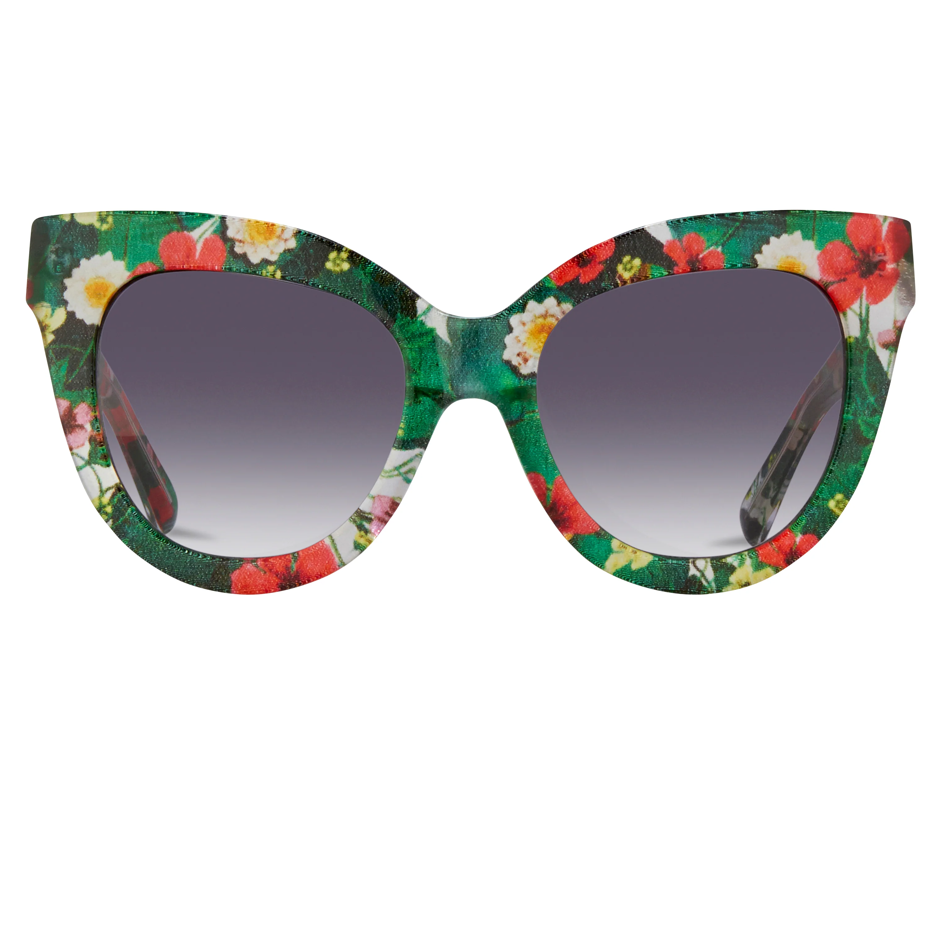 Erdem Ladies Cat Eye Grey Sunglasses - Image 2