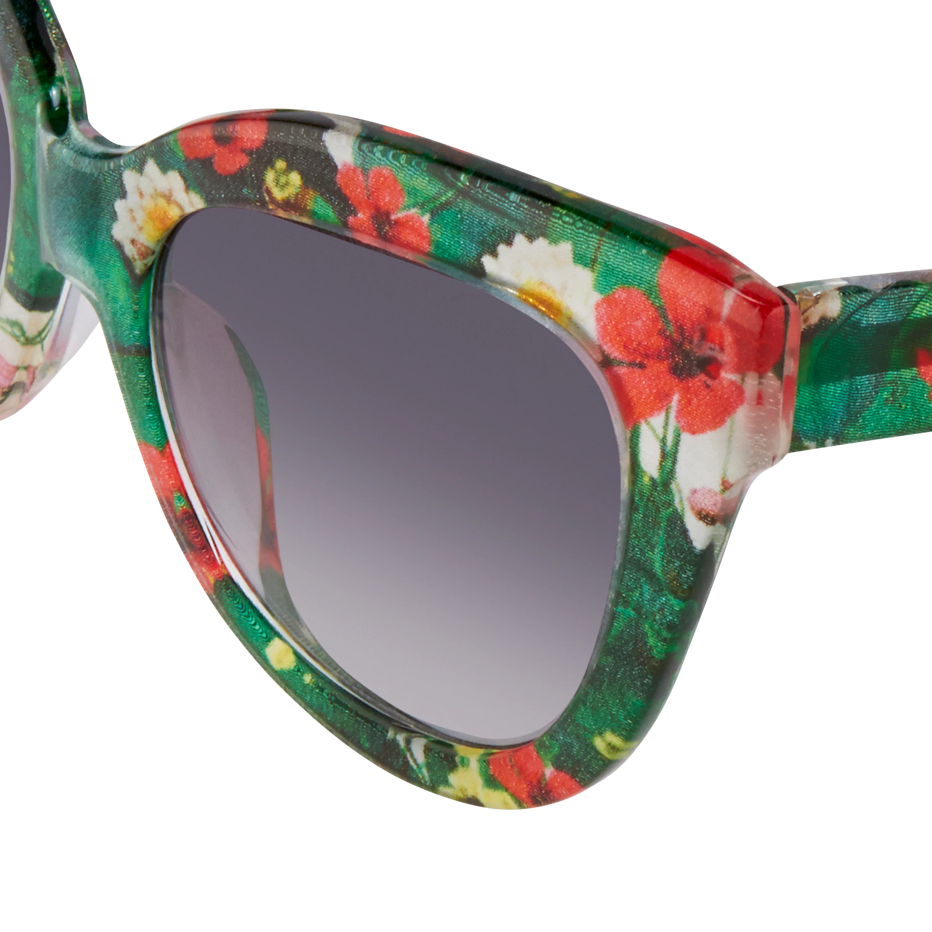 Erdem Ladies Cat Eye Grey Sunglasses - Image 4