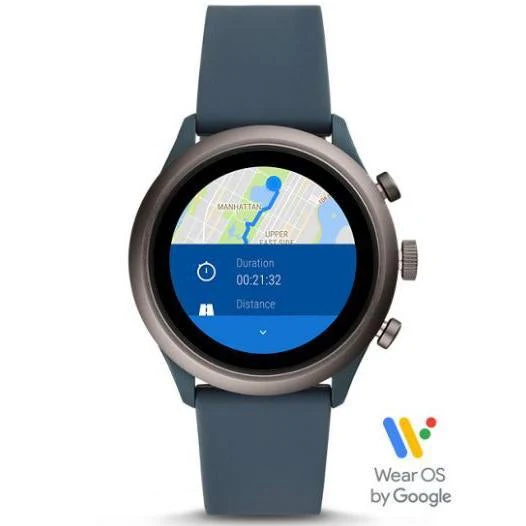 Fossil Smokey Blue Gen 4 Sport Smartwatch - Image 4