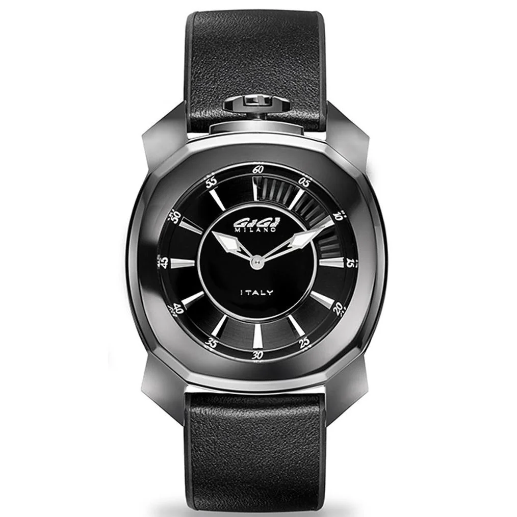 Gaga Milano Men's Black Frame One Watch