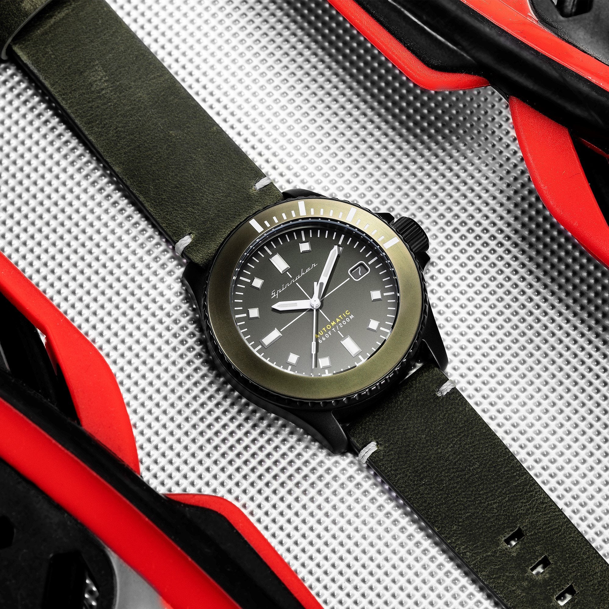 Spinnaker Men's Green Spence Watch - Image 4