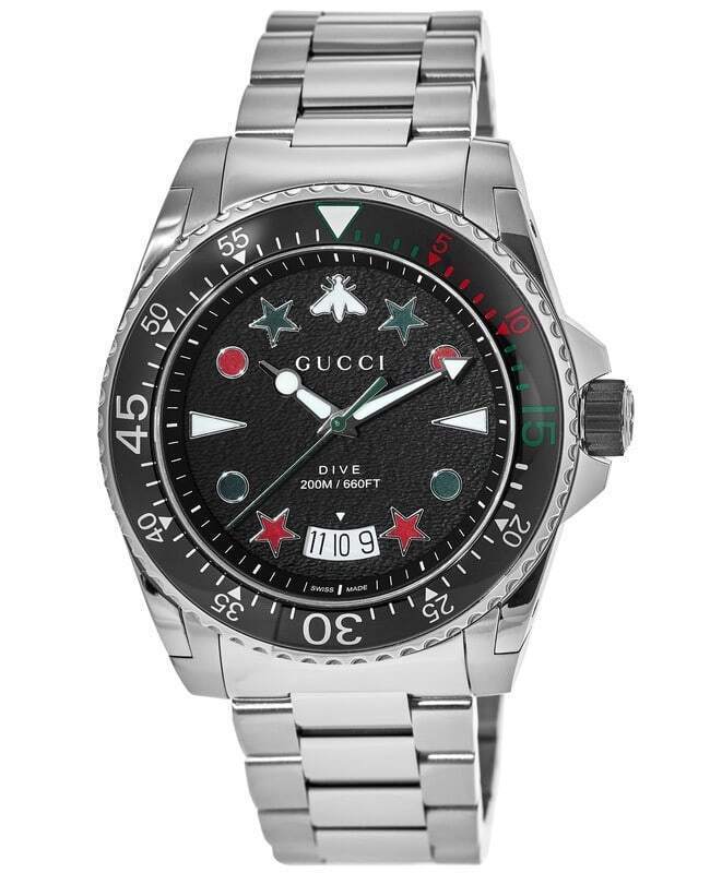 Gucci Watch Dive 40mm Black