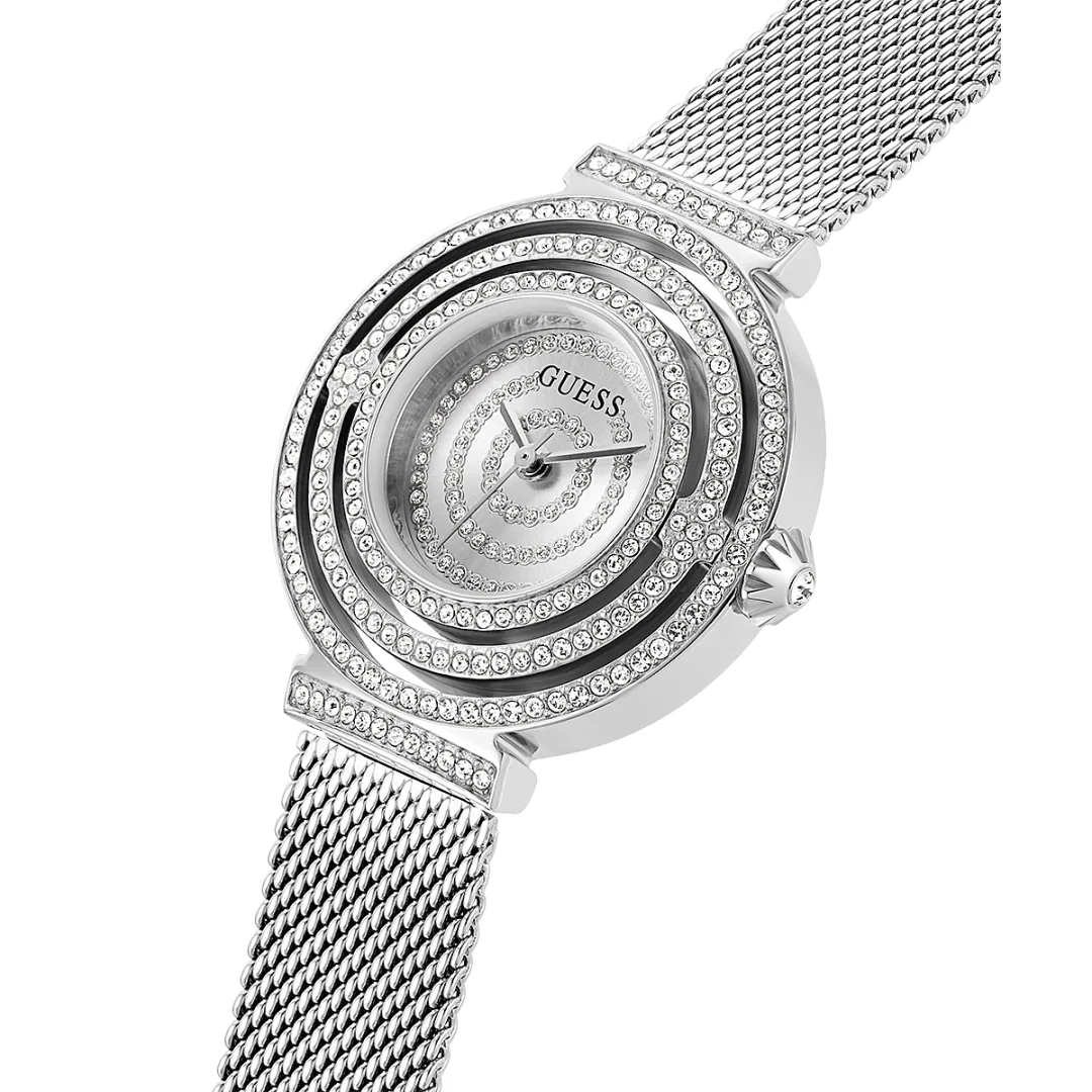 Guess Dream Ladies Silver Watch - Image 4