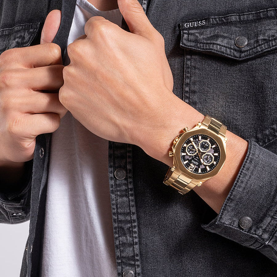 Guess Edge Men's Gold Watch - Image 6