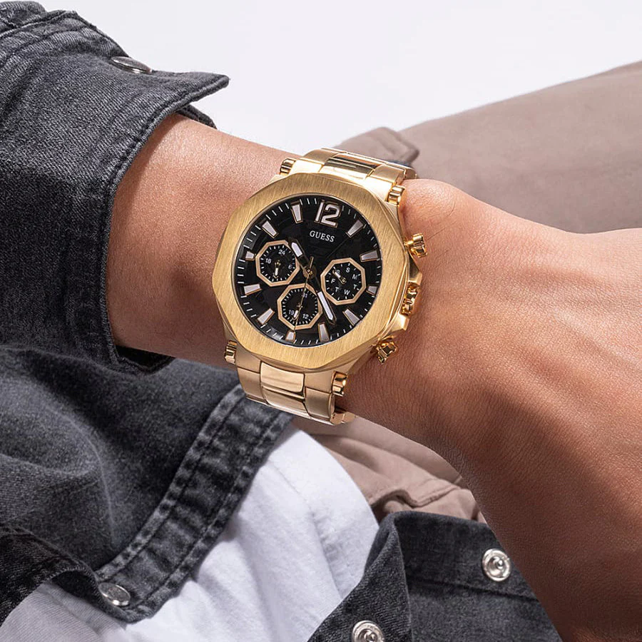 Guess Edge Men's Gold Watch - Image 7