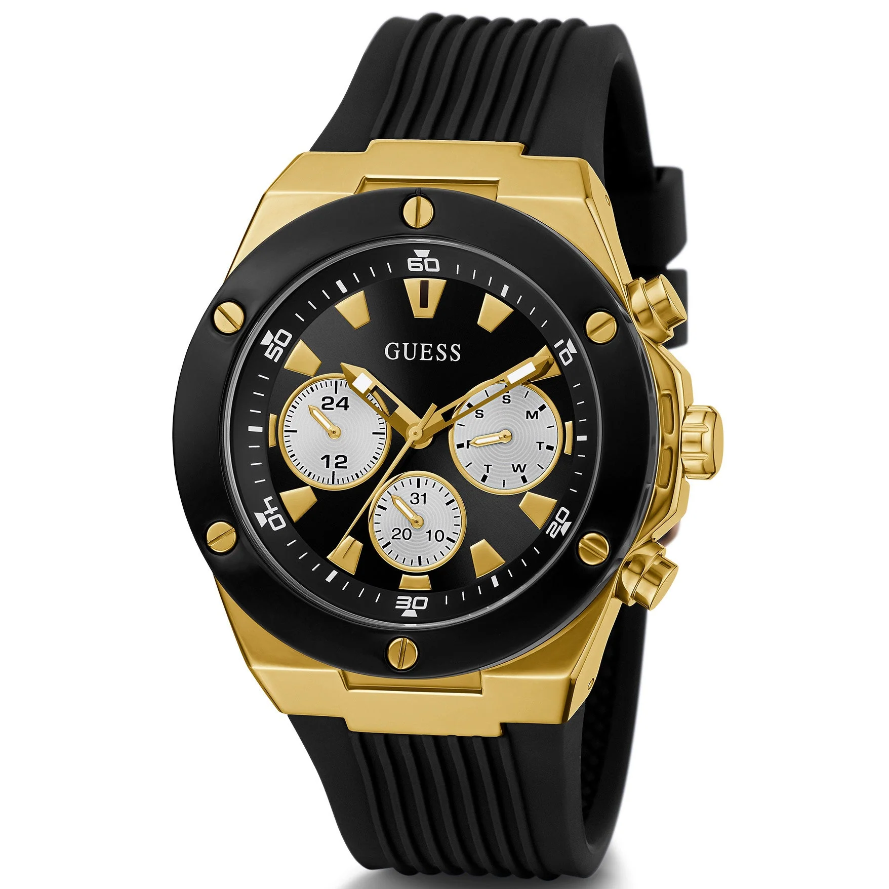Guess Men's Poseidon Black Watch - Image 3