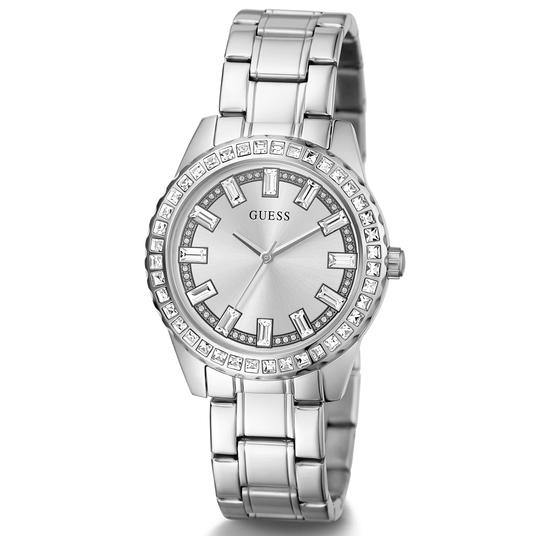 Guess Ladies Sparkler Silver Watch - Image 4