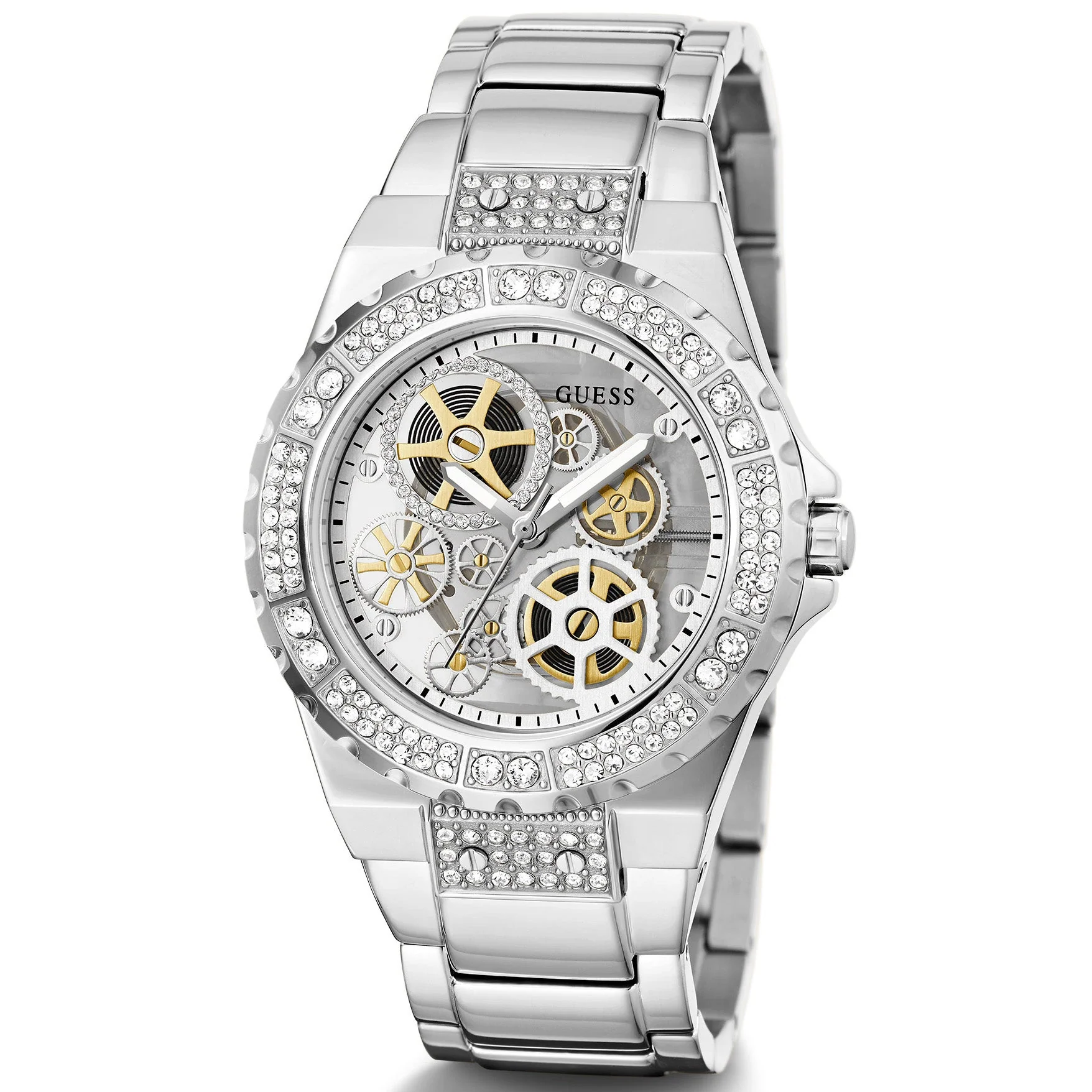 Guess Ladies Reveal Silver Watch - Image 2