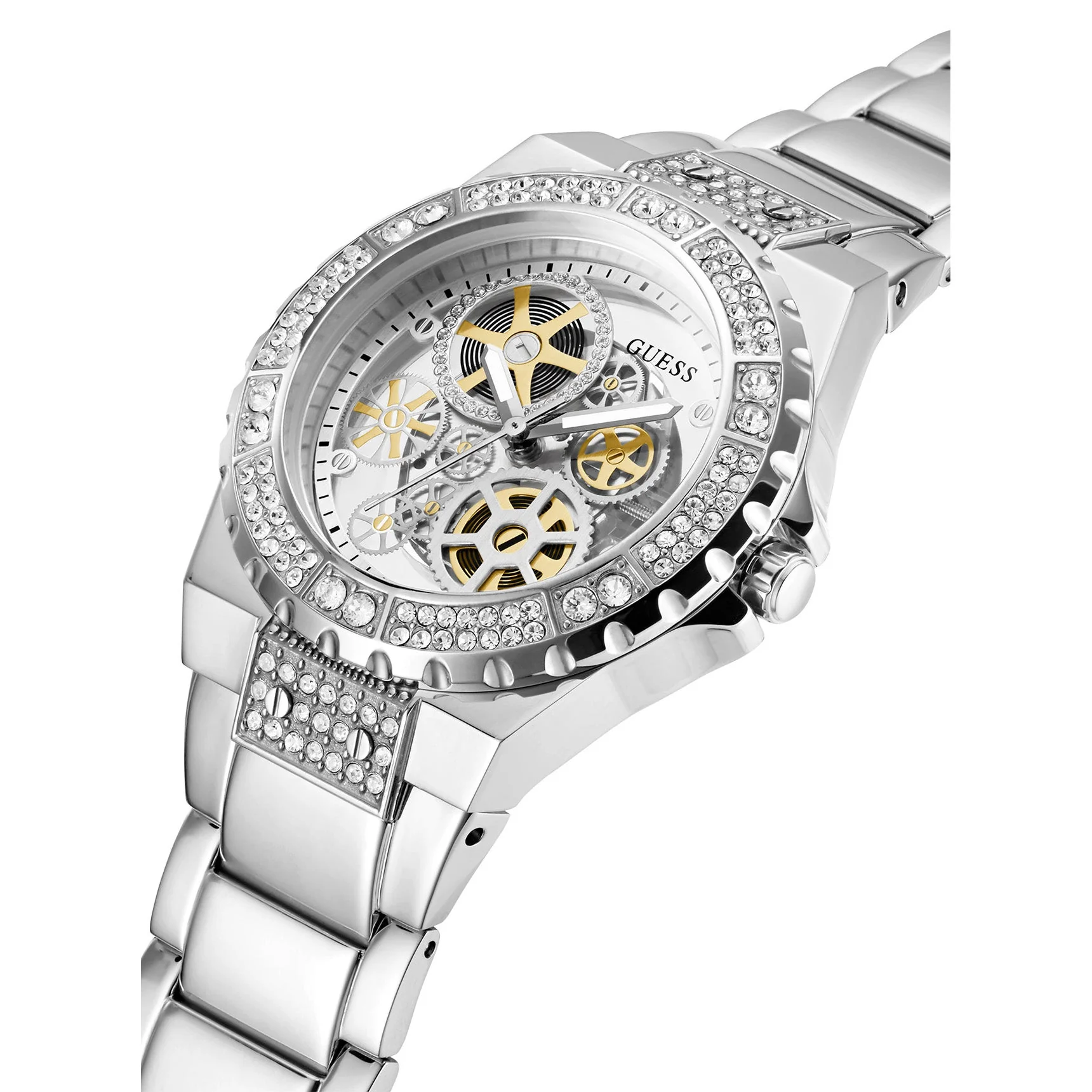 Guess Ladies Reveal Silver Watch - Image 6
