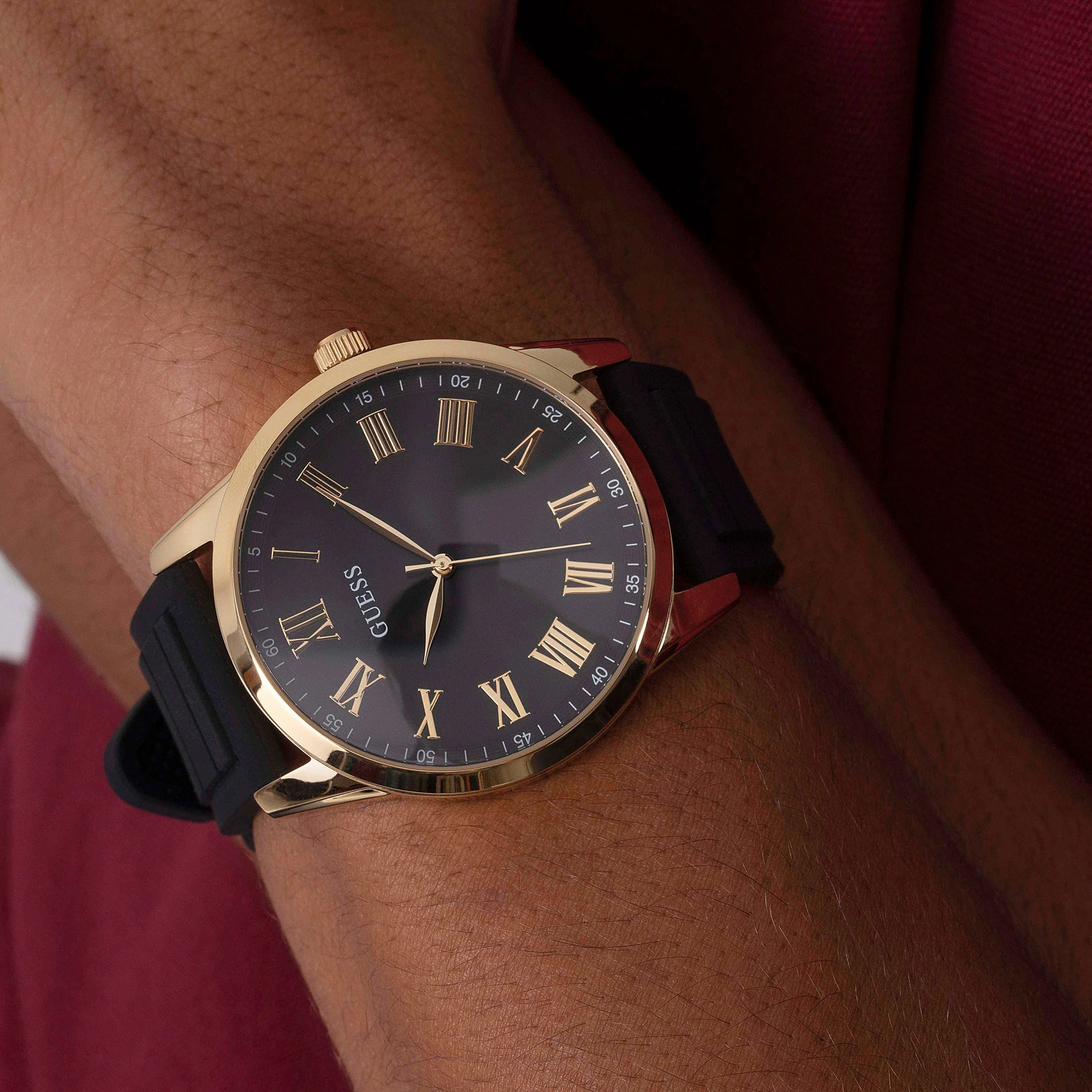 Guess Men's Charter Black Watch - Image 4