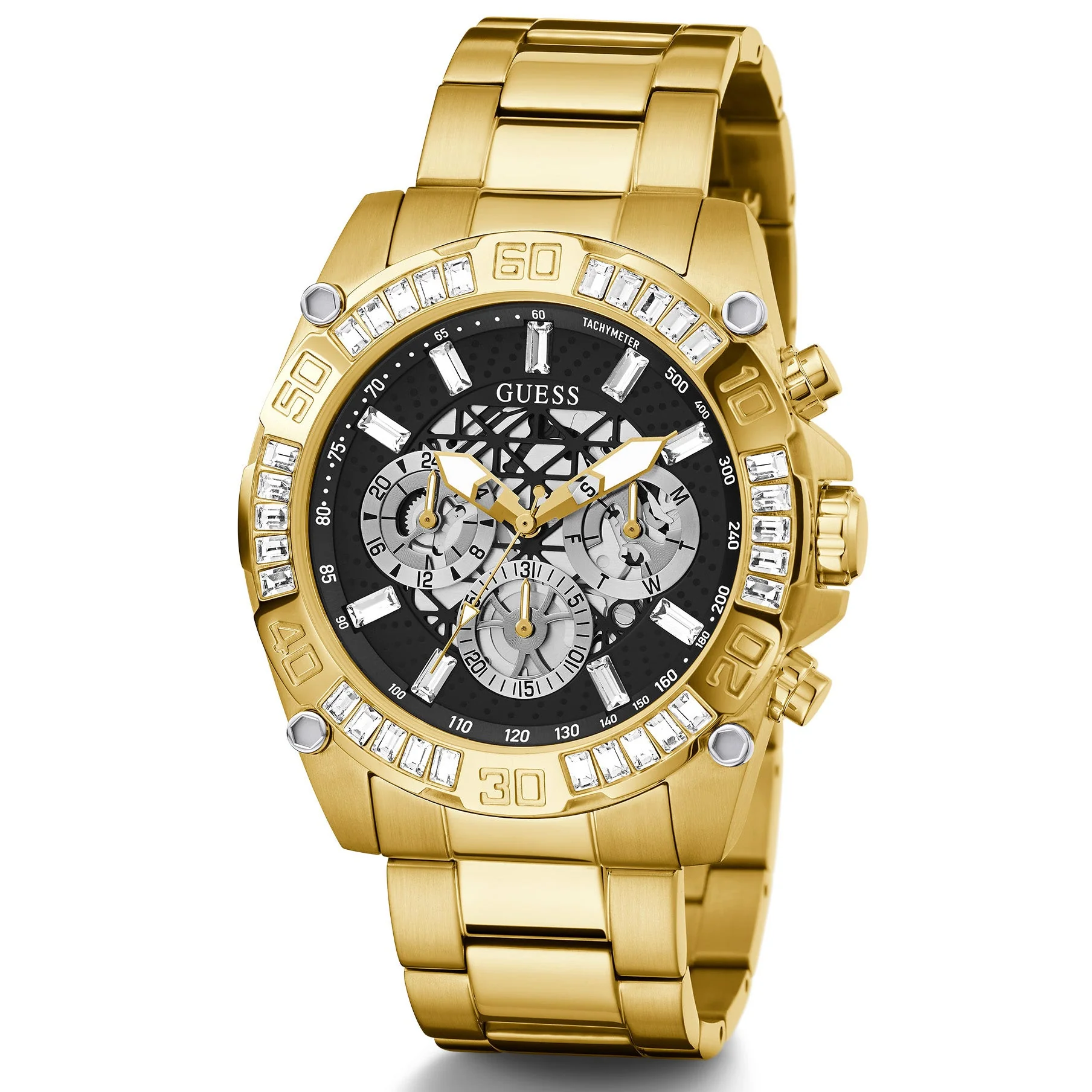 Guess Men's Trophy Gold Watch - Image 2